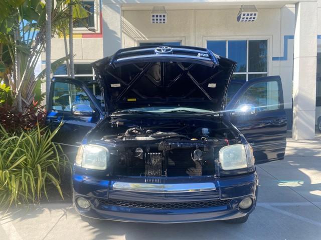 2004 Blue Marlin Pearl /Gray Toyota Tundra SR5 V8 4.7 CREW CAB FLORIDA (5TBET34174S) with an 4.7L DOHC EFI 32-Valve V8 i-Force Engine engine, Automatic transmission, located at 4701 North Dixie Hwy, Pompano Beach, FL, 33064, (954) 422-2889, 26.240938, -80.123474 - OUR WEBPAGE FLORIDACARS1.COM HAS OVER 100 PHOTOS AND FREE CARFAX LINK 2004 TOYOTA TUNDRA SR5 VIN: 5TBET34174S439824 5 T B E T 3 4 1 7 4 S 4 3 9 8 2 4 4 DOOR EXTENDED CAB PICKUP 4.7L V8 F DOHC 32V GASOLINE 19 MPG REAR WHEEL DRIVE Features ABS Brakes Air Conditioning Alloy Wheels AM/FM Stereo Automati - Photo#17