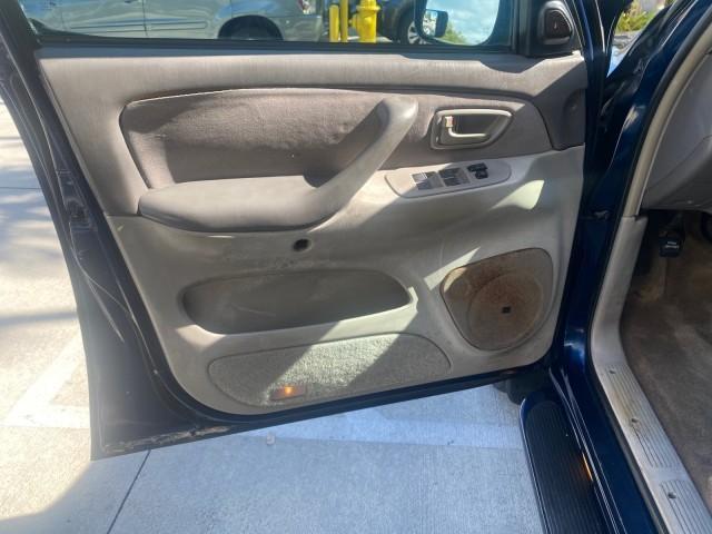 2004 Blue Marlin Pearl /Gray Toyota Tundra SR5 V8 4.7 CREW CAB FLORIDA (5TBET34174S) with an 4.7L DOHC EFI 32-Valve V8 i-Force Engine engine, Automatic transmission, located at 4701 North Dixie Hwy, Pompano Beach, FL, 33064, (954) 422-2889, 26.240938, -80.123474 - OUR WEBPAGE FLORIDACARS1.COM HAS OVER 100 PHOTOS AND FREE CARFAX LINK 2004 TOYOTA TUNDRA SR5 VIN: 5TBET34174S439824 5 T B E T 3 4 1 7 4 S 4 3 9 8 2 4 4 DOOR EXTENDED CAB PICKUP 4.7L V8 F DOHC 32V GASOLINE 19 MPG REAR WHEEL DRIVE Features ABS Brakes Air Conditioning Alloy Wheels AM/FM Stereo Automati - Photo#43