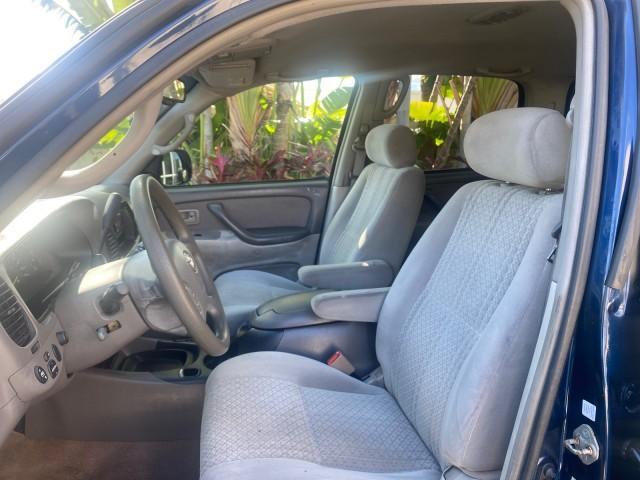2004 Blue Marlin Pearl /Gray Toyota Tundra SR5 V8 4.7 CREW CAB FLORIDA (5TBET34174S) with an 4.7L DOHC EFI 32-Valve V8 i-Force Engine engine, Automatic transmission, located at 4701 North Dixie Hwy, Pompano Beach, FL, 33064, (954) 422-2889, 26.240938, -80.123474 - OUR WEBPAGE FLORIDACARS1.COM HAS OVER 100 PHOTOS AND FREE CARFAX LINK 2004 TOYOTA TUNDRA SR5 VIN: 5TBET34174S439824 5 T B E T 3 4 1 7 4 S 4 3 9 8 2 4 4 DOOR EXTENDED CAB PICKUP 4.7L V8 F DOHC 32V GASOLINE 19 MPG REAR WHEEL DRIVE Features ABS Brakes Air Conditioning Alloy Wheels AM/FM Stereo Automati - Photo#44