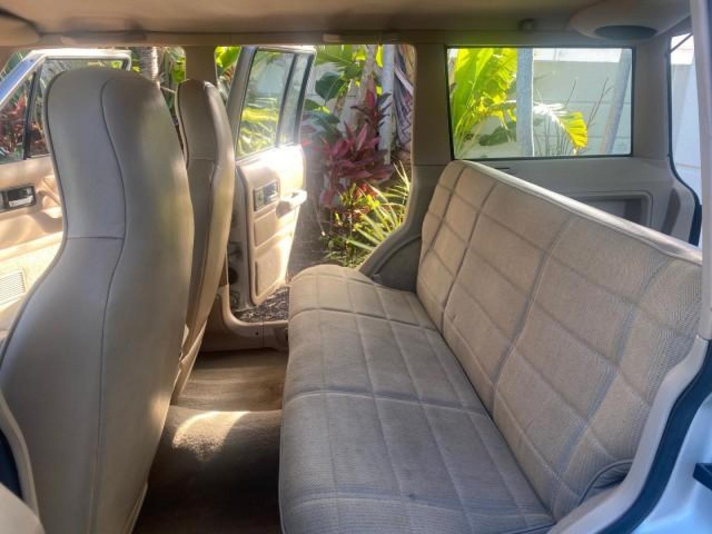1996 Stone White (CC) /Dark Sand Jeep Cherokee Sport FL LOW MILES 77,388 4WD 4.0 6 CYL (1J4FJ68S2TL) with an 4.0L MPI I6 Engine engine, Automatic transmission, located at 4701 North Dixie Hwy, Pompano Beach, FL, 33064, (954) 422-2889, 26.240938, -80.123474 - OUR WEBPAGE FLORIDACARS1.COM HAS OVER 100 PHOTOS AND FREE CARFAX LINK 1996 JEEP CHEROKEE SPORT 4.0 6 CYL 4WD FL TITLE LOW MILES 77,388 VIN: 1J4FJ68S2TL171877 1 J 4 F J 6 8 S 2 T L 1 7 1 8 7 7 4 DOOR WAGON/SPORT UTILITY 4.0L I6 F GASOLINE REAR WHEEL DRIVE W/ 4X4 Top Features Cloth Seats Basic Feature- Photo#14