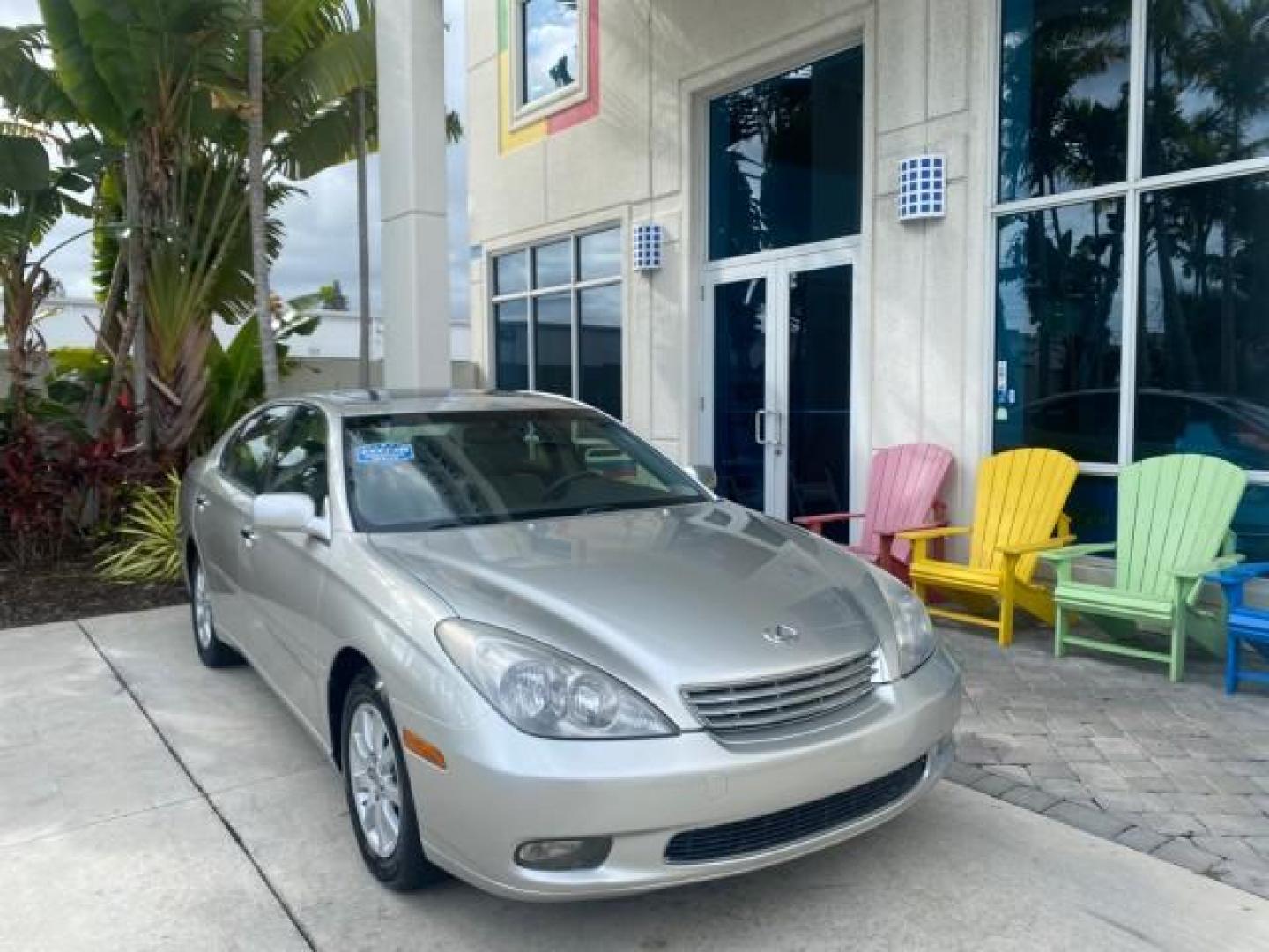 2004 Millennium Silver Metallic /Light Charcoal Lexus ES 330 LOW MILES 74,701 SUNROOF (JTHBA30G745) with an 3.3L DOHC EFI 24-Valve V6 Engine engine, Automatic transmission, located at 4701 North Dixie Hwy, Pompano Beach, FL, 33064, (954) 422-2889, 26.240938, -80.123474 - OUR WEBPAGE FLORIDACARS1.COM HAS OVER 100 PHOTOS AND FREE CARFAX LINK 2004 LEXUS ES 330 ORIGINAL PRICE NEW $32,384 VIN: JTHBA30G745034416 J T H B A 3 0 G 7 4 5 0 3 4 4 1 6 SEDAN 4 DR 3.3L V6 F 24V GASOLINE 29 MPG FRONT WHEEL DRIVE Features ABS Brakes Air Conditioning Alloy Wheels AM/FM Stereo Automa - Photo#1
