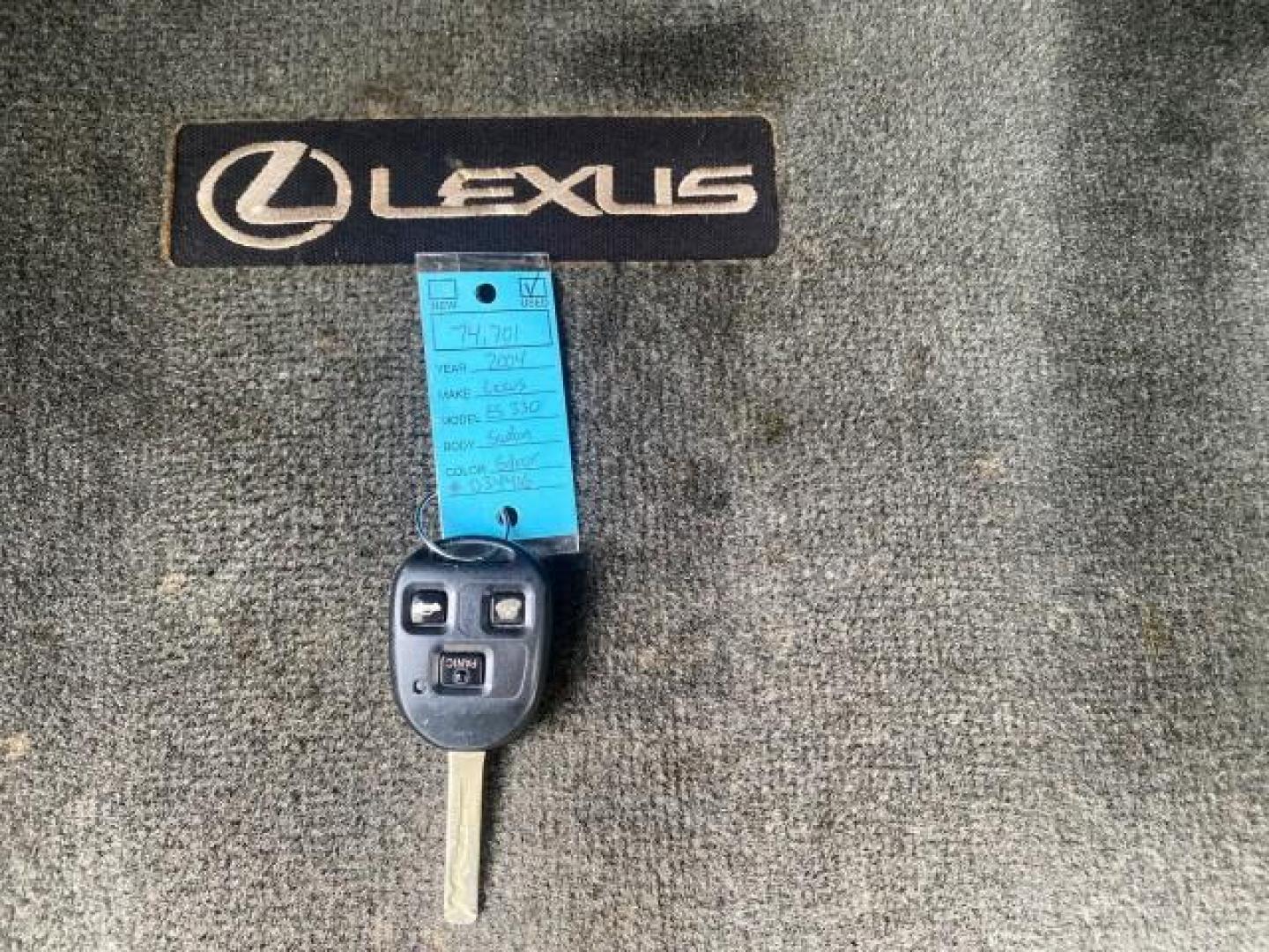 2004 Millennium Silver Metallic /Light Charcoal Lexus ES 330 LOW MILES 74,701 SUNROOF (JTHBA30G745) with an 3.3L DOHC EFI 24-Valve V6 Engine engine, Automatic transmission, located at 4701 North Dixie Hwy, Pompano Beach, FL, 33064, (954) 422-2889, 26.240938, -80.123474 - OUR WEBPAGE FLORIDACARS1.COM HAS OVER 100 PHOTOS AND FREE CARFAX LINK 2004 LEXUS ES 330 ORIGINAL PRICE NEW $32,384 VIN: JTHBA30G745034416 J T H B A 3 0 G 7 4 5 0 3 4 4 1 6 SEDAN 4 DR 3.3L V6 F 24V GASOLINE 29 MPG FRONT WHEEL DRIVE Features ABS Brakes Air Conditioning Alloy Wheels AM/FM Stereo Automa - Photo#23