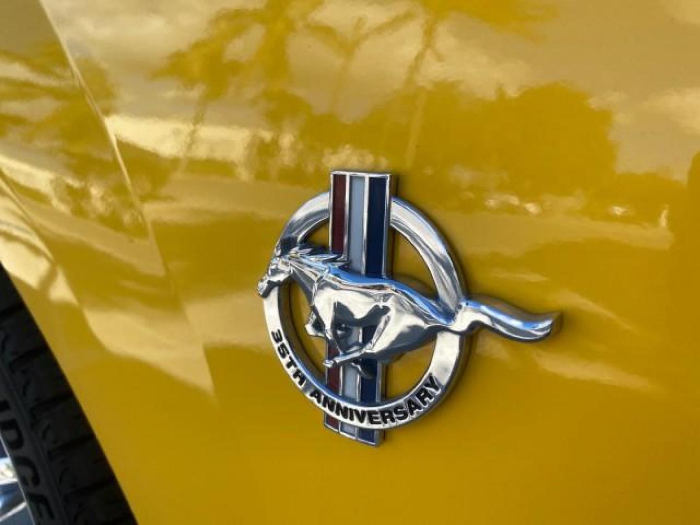 1999 Chrome Yellow /Oxford White Ford Mustang GT LOW MILES 8,145 1 OWNER FL CONV (1FAFP45X3XF) with an 4.6L SOHC SMPI V8 Engine engine, Automatic transmission, located at 4701 North Dixie Hwy, Pompano Beach, FL, 33064, (954) 422-2889, 26.240938, -80.123474 - OUR WEBPAGE FLORIDACARS1.COM HAS OVER 100 PHOTOS AND FREE CARFAX LINK 1999 FORD MUSTANG GT 1 OWNER VIN: 1FAFP45X3XF127745 1 F A F P 4 5 X 3 X F 1 2 7 7 4 5 CONVERTIBLE 4.6L V8 F SOHC 16V GASOLINE 24 MPG REAR WHEEL DRIVE Features ABS Brakes Air Conditioning Alloy Wheels AM/FM Stereo Automatic Transmi - Photo#69