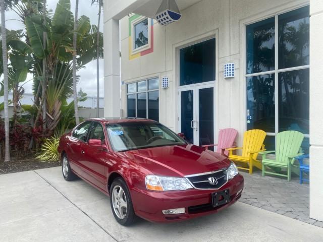 2002 Firepepper Red Pearl /Parchment Acura TL 3.2 LOW MILES 36,004 (19UUA566X2A) with an 3.2L SOHC PGM-FI 24-Valve V6 Engine engine, Automatic transmission, located at 4701 North Dixie Hwy, Pompano Beach, FL, 33064, (954) 422-2889, 26.240938, -80.123474 - OUR WEBPAGE FLORIDACARS1.COM HAS OVER 100 PHOTOS AND FREE CARFAX LINK 2002 ACURA TL 3.2 THIS IS THE LOWEST MILE ONE IN THE COUNTRY LOOKS ALL ORIGINAL PAINT ORIGINAL PRICE $28,880 VIN: 19UUA566X2A037479 1 9 U U A 5 6 6 X 2 A 0 3 7 4 7 9 SEDAN 4 DR 3.2L V6 F SOHC 24V GASOLINE 29 MPG FRONT WHEEL DRIVE - Photo#1