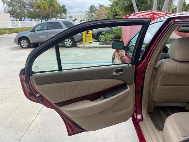 2002 Firepepper Red Pearl /Parchment Acura TL 3.2 LOW MILES 36,004 (19UUA566X2A) with an 3.2L SOHC PGM-FI 24-Valve V6 Engine engine, Automatic transmission, located at 4701 North Dixie Hwy, Pompano Beach, FL, 33064, (954) 422-2889, 26.240938, -80.123474 - OUR WEBPAGE FLORIDACARS1.COM HAS OVER 100 PHOTOS AND FREE CARFAX LINK 2002 ACURA TL 3.2 THIS IS THE LOWEST MILE ONE IN THE COUNTRY LOOKS ALL ORIGINAL PAINT ORIGINAL PRICE $28,880 VIN: 19UUA566X2A037479 1 9 U U A 5 6 6 X 2 A 0 3 7 4 7 9 SEDAN 4 DR 3.2L V6 F SOHC 24V GASOLINE 29 MPG FRONT WHEEL DRIVE - Photo#13
