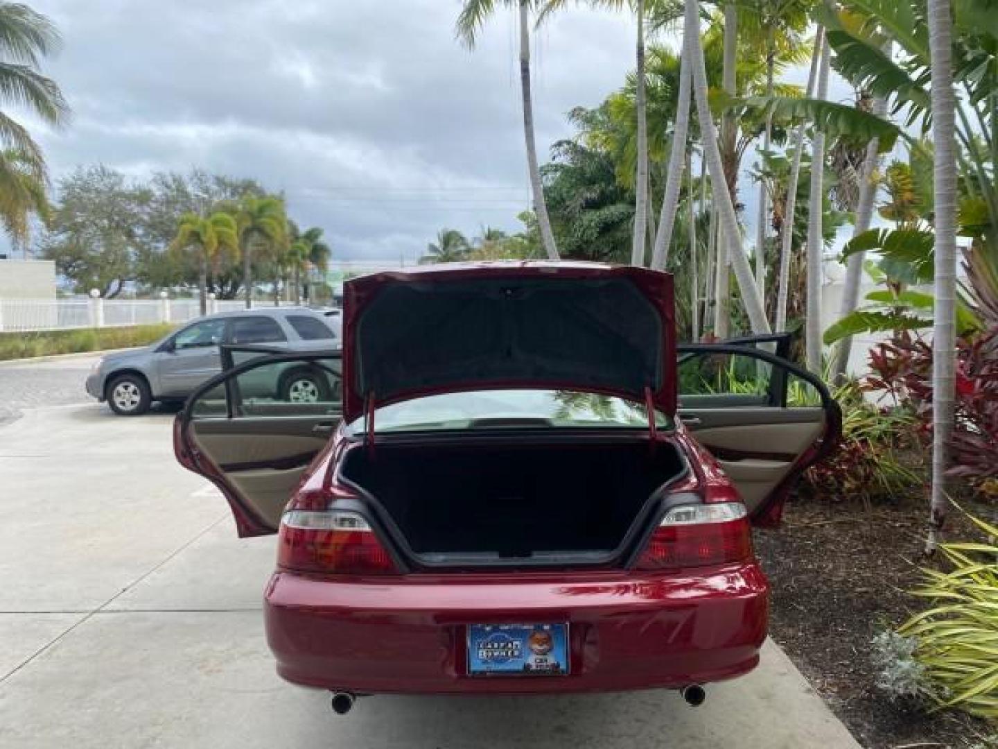 2002 Firepepper Red Pearl /Parchment Acura TL 3.2 LOW MILES 36,004 (19UUA566X2A) with an 3.2L SOHC PGM-FI 24-Valve V6 Engine engine, Automatic transmission, located at 4701 North Dixie Hwy, Pompano Beach, FL, 33064, (954) 422-2889, 26.240938, -80.123474 - OUR WEBPAGE FLORIDACARS1.COM HAS OVER 100 PHOTOS AND FREE CARFAX LINK 2002 ACURA TL 3.2 THIS IS THE LOWEST MILE ONE IN THE COUNTRY LOOKS ALL ORIGINAL PAINT ORIGINAL PRICE $28,880 VIN: 19UUA566X2A037479 1 9 U U A 5 6 6 X 2 A 0 3 7 4 7 9 SEDAN 4 DR 3.2L V6 F SOHC 24V GASOLINE 29 MPG FRONT WHEEL DRIVE - Photo#15
