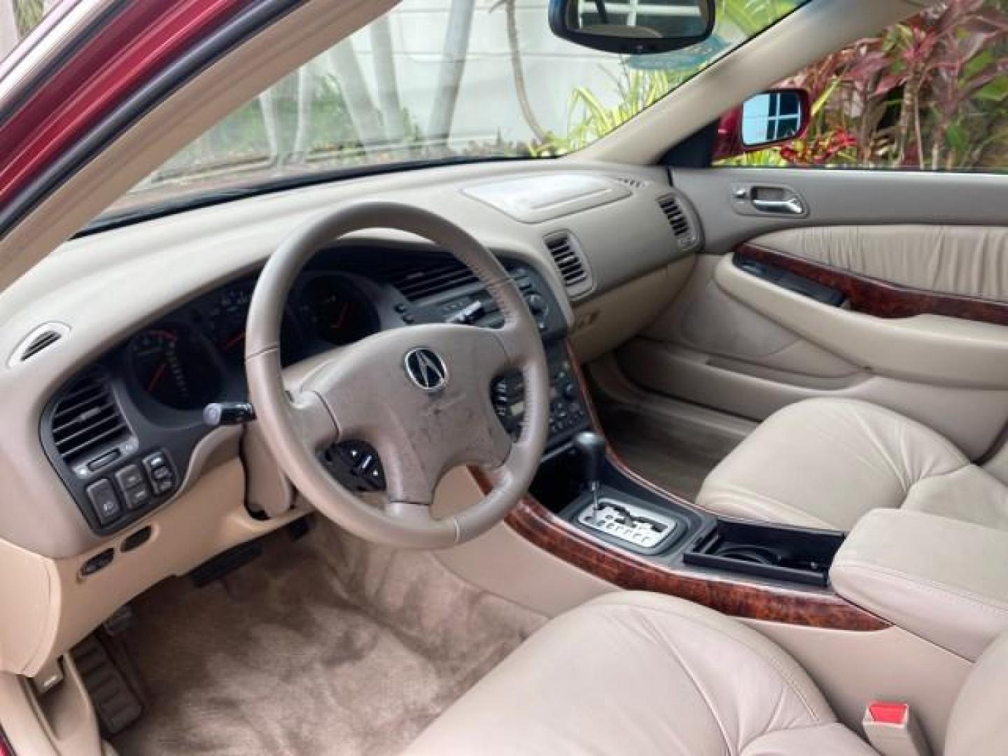 2002 Firepepper Red Pearl /Parchment Acura TL 3.2 LOW MILES 36,004 (19UUA566X2A) with an 3.2L SOHC PGM-FI 24-Valve V6 Engine engine, Automatic transmission, located at 4701 North Dixie Hwy, Pompano Beach, FL, 33064, (954) 422-2889, 26.240938, -80.123474 - OUR WEBPAGE FLORIDACARS1.COM HAS OVER 100 PHOTOS AND FREE CARFAX LINK 2002 ACURA TL 3.2 THIS IS THE LOWEST MILE ONE IN THE COUNTRY LOOKS ALL ORIGINAL PAINT ORIGINAL PRICE $28,880 VIN: 19UUA566X2A037479 1 9 U U A 5 6 6 X 2 A 0 3 7 4 7 9 SEDAN 4 DR 3.2L V6 F SOHC 24V GASOLINE 29 MPG FRONT WHEEL DRIVE - Photo#46