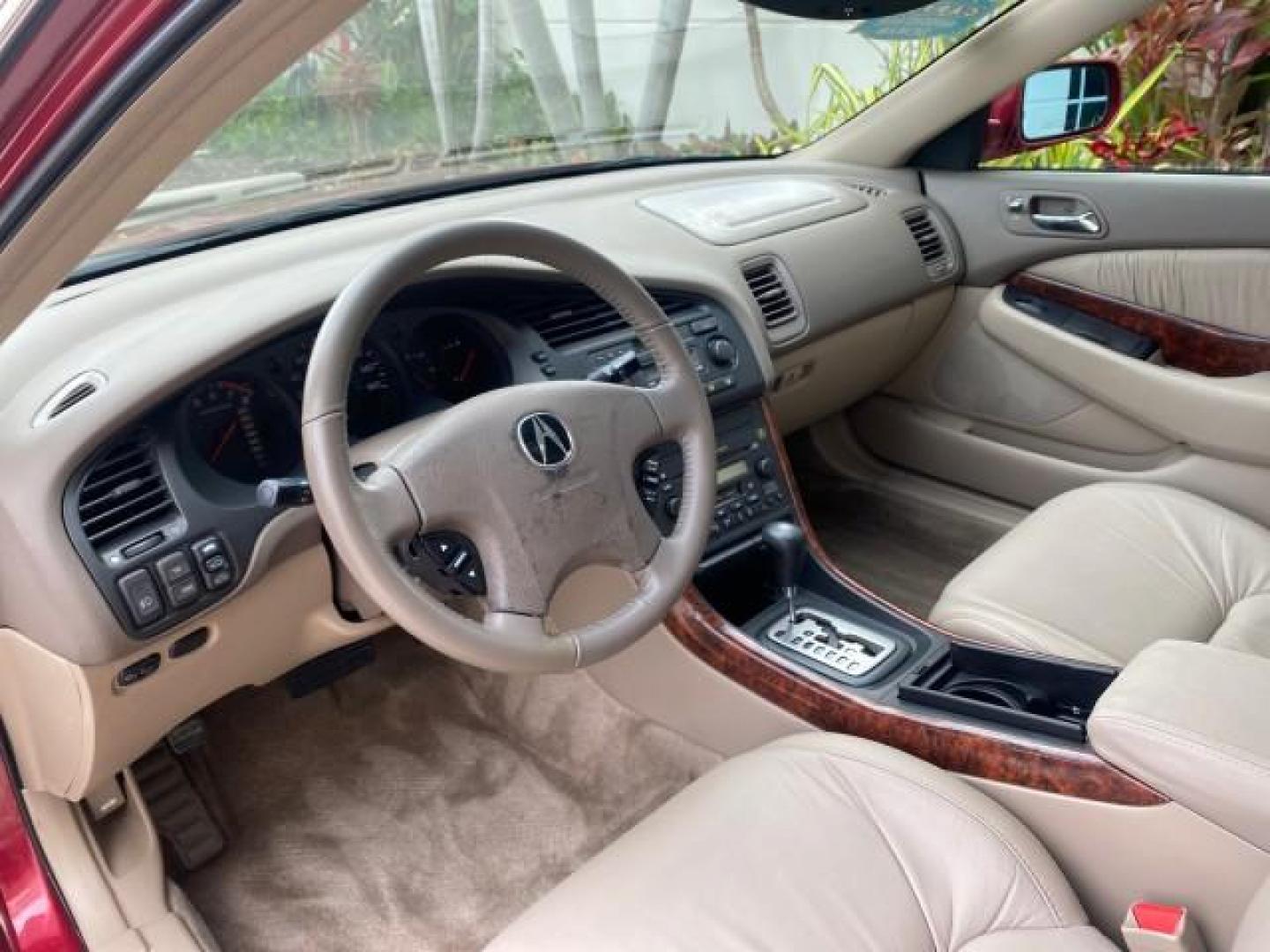 2002 Firepepper Red Pearl /Parchment Acura TL 3.2 LOW MILES 36,004 (19UUA566X2A) with an 3.2L SOHC PGM-FI 24-Valve V6 Engine engine, Automatic transmission, located at 4701 North Dixie Hwy, Pompano Beach, FL, 33064, (954) 422-2889, 26.240938, -80.123474 - OUR WEBPAGE FLORIDACARS1.COM HAS OVER 100 PHOTOS AND FREE CARFAX LINK 2002 ACURA TL 3.2 THIS IS THE LOWEST MILE ONE IN THE COUNTRY LOOKS ALL ORIGINAL PAINT ORIGINAL PRICE $28,880 VIN: 19UUA566X2A037479 1 9 U U A 5 6 6 X 2 A 0 3 7 4 7 9 SEDAN 4 DR 3.2L V6 F SOHC 24V GASOLINE 29 MPG FRONT WHEEL DRIVE - Photo#47