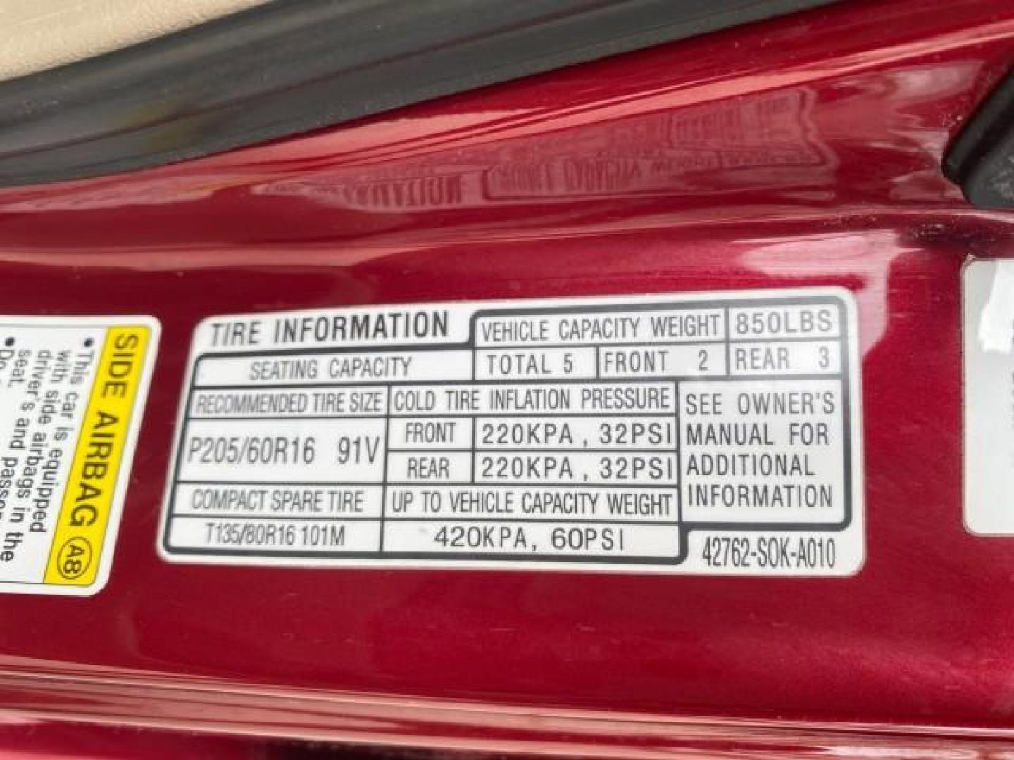 2002 Firepepper Red Pearl /Parchment Acura TL 3.2 LOW MILES 36,004 (19UUA566X2A) with an 3.2L SOHC PGM-FI 24-Valve V6 Engine engine, Automatic transmission, located at 4701 North Dixie Hwy, Pompano Beach, FL, 33064, (954) 422-2889, 26.240938, -80.123474 - OUR WEBPAGE FLORIDACARS1.COM HAS OVER 100 PHOTOS AND FREE CARFAX LINK 2002 ACURA TL 3.2 THIS IS THE LOWEST MILE ONE IN THE COUNTRY LOOKS ALL ORIGINAL PAINT ORIGINAL PRICE $28,880 VIN: 19UUA566X2A037479 1 9 U U A 5 6 6 X 2 A 0 3 7 4 7 9 SEDAN 4 DR 3.2L V6 F SOHC 24V GASOLINE 29 MPG FRONT WHEEL DRIVE - Photo#74