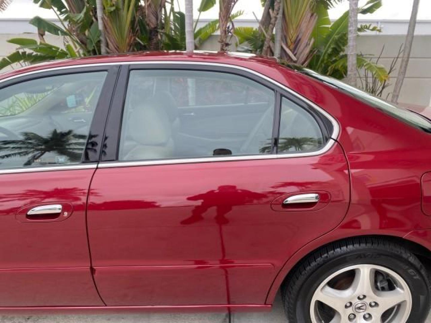 2002 Firepepper Red Pearl /Parchment Acura TL 3.2 LOW MILES 36,004 (19UUA566X2A) with an 3.2L SOHC PGM-FI 24-Valve V6 Engine engine, Automatic transmission, located at 4701 North Dixie Hwy, Pompano Beach, FL, 33064, (954) 422-2889, 26.240938, -80.123474 - OUR WEBPAGE FLORIDACARS1.COM HAS OVER 100 PHOTOS AND FREE CARFAX LINK 2002 ACURA TL 3.2 THIS IS THE LOWEST MILE ONE IN THE COUNTRY LOOKS ALL ORIGINAL PAINT ORIGINAL PRICE $28,880 VIN: 19UUA566X2A037479 1 9 U U A 5 6 6 X 2 A 0 3 7 4 7 9 SEDAN 4 DR 3.2L V6 F SOHC 24V GASOLINE 29 MPG FRONT WHEEL DRIVE - Photo#75