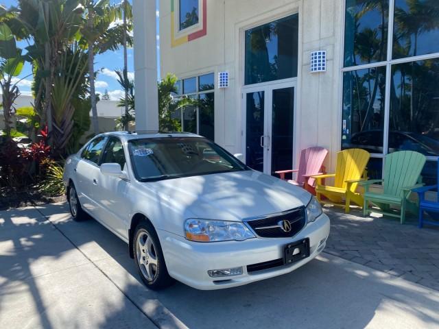 2003 White Diamond /Parchment Acura TL LOW MILES 54,758 1 OWNER FLORIDA (19UUA56673A) with an 3.2L SOHC PGM-FI 24-Valve V6 Engine engine, Automatic transmission, located at 4701 North Dixie Hwy, Pompano Beach, FL, 33064, (954) 422-2889, 26.240938, -80.123474 - OUR WEBPAGE FLORIDACARS1.COM HAS OVER 100 PHOTOS AND FREE CARFAX LINK 2003 ACURA TL 3.2 1 OWNER VIN: 19UUA56673A005753 1 9 U U A 5 6 6 7 3 A 0 0 5 7 5 3 SEDAN 4 DR 3.2L V6 F SOHC 24V GASOLINE 29 MPG FRONT WHEEL DRIVE Features ABS Brakes Air Conditioning Alloy Wheels AM/FM Stereo Automatic Transmissi - Photo#1