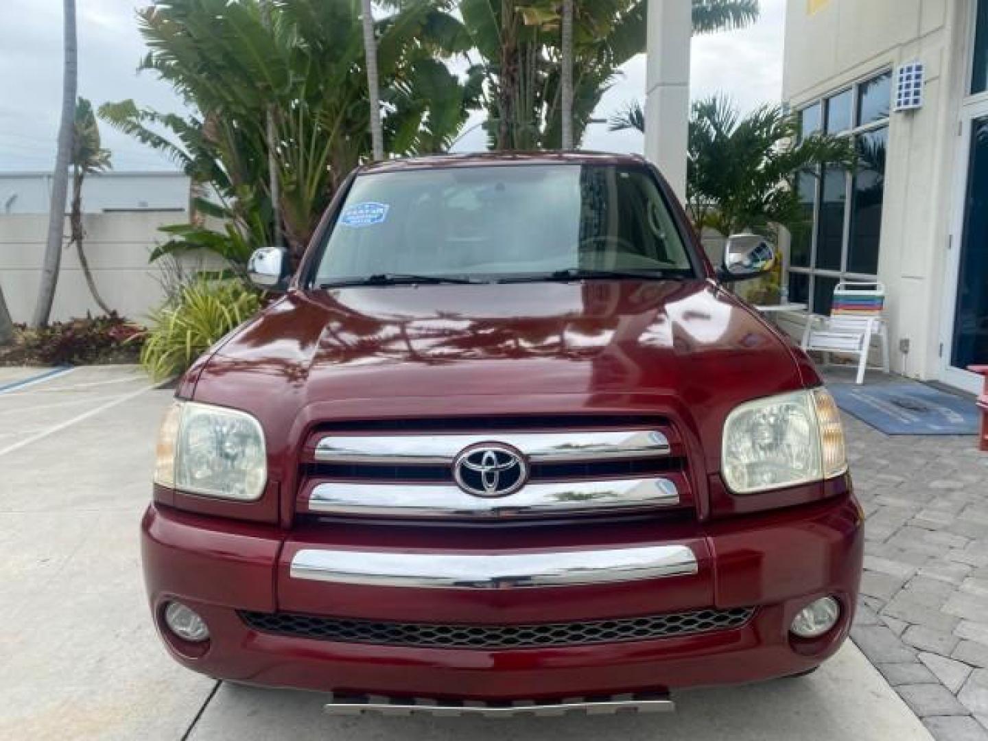 2006 Salsa Red Pearl /Taupe Toyota Tundra SR5 4 DR CREW LOW MILES 93,838 (5TBET34156S) with an 4.7L DOHC SEFI 32-Valve i-Force V8 Engine engine, Automatic transmission, located at 4701 North Dixie Hwy, Pompano Beach, FL, 33064, (954) 422-2889, 26.240938, -80.123474 - OUR WEBPAGE FLORIDACARS1.COM HAS OVER 100 PHOTOS AND FREE CARFAX LINK 2006 TOYOTA TUNDRA SR5 X-SP RACING APPERANCE PCKG - VERY HARD TO FIND IN LEATHER VIN: 5TBET34156S560824 5 T B E T 3 4 1 5 6 S 5 6 0 8 2 4 4 DOOR EXTENDED CAB PICKUP 4.7L V8 F DOHC 32V GASOLINE 19 MPG REAR WHEEL DRIVE Features 20 I - Photo#2