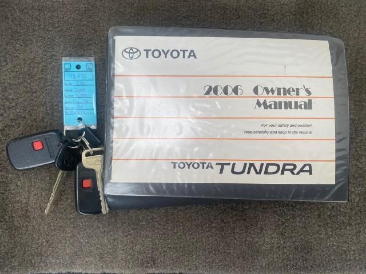 2006 Salsa Red Pearl /Taupe Toyota Tundra SR5 4 DR CREW LOW MILES 93,838 (5TBET34156S) with an 4.7L DOHC SEFI 32-Valve i-Force V8 Engine engine, Automatic transmission, located at 4701 North Dixie Hwy, Pompano Beach, FL, 33064, (954) 422-2889, 26.240938, -80.123474 - OUR WEBPAGE FLORIDACARS1.COM HAS OVER 100 PHOTOS AND FREE CARFAX LINK 2006 TOYOTA TUNDRA SR5 X-SP RACING APPERANCE PCKG - VERY HARD TO FIND IN LEATHER VIN: 5TBET34156S560824 5 T B E T 3 4 1 5 6 S 5 6 0 8 2 4 4 DOOR EXTENDED CAB PICKUP 4.7L V8 F DOHC 32V GASOLINE 19 MPG REAR WHEEL DRIVE Features 20 I - Photo#23