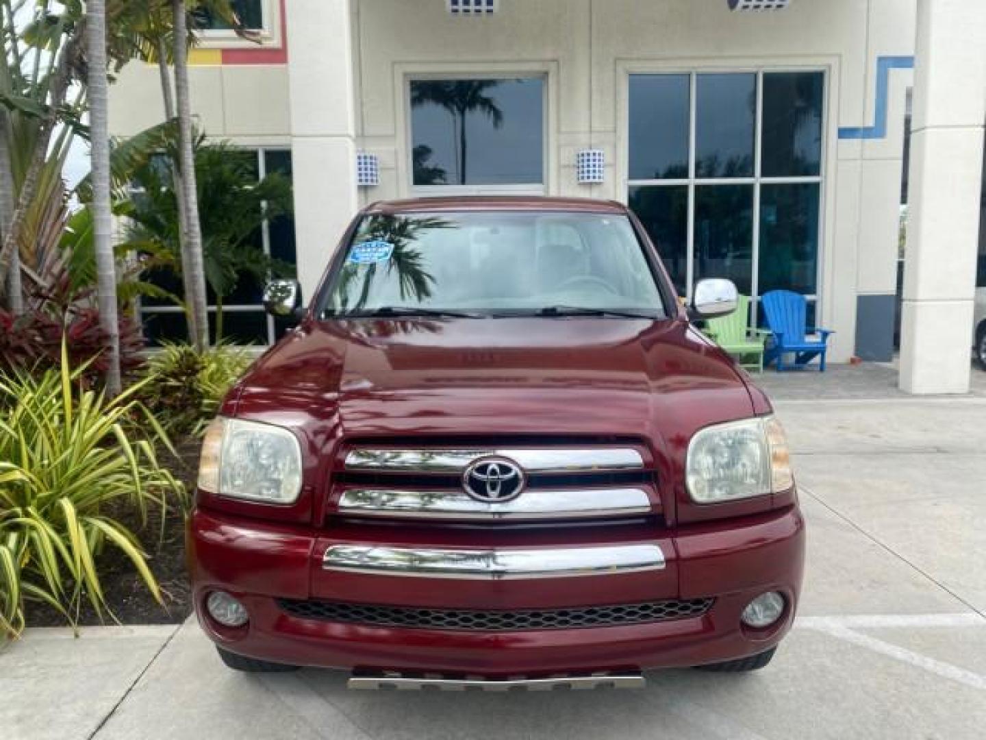 2006 Salsa Red Pearl /Taupe Toyota Tundra SR5 4 DR CREW LOW MILES 93,838 (5TBET34156S) with an 4.7L DOHC SEFI 32-Valve i-Force V8 Engine engine, Automatic transmission, located at 4701 North Dixie Hwy, Pompano Beach, FL, 33064, (954) 422-2889, 26.240938, -80.123474 - OUR WEBPAGE FLORIDACARS1.COM HAS OVER 100 PHOTOS AND FREE CARFAX LINK 2006 TOYOTA TUNDRA SR5 X-SP RACING APPERANCE PCKG - VERY HARD TO FIND IN LEATHER VIN: 5TBET34156S560824 5 T B E T 3 4 1 5 6 S 5 6 0 8 2 4 4 DOOR EXTENDED CAB PICKUP 4.7L V8 F DOHC 32V GASOLINE 19 MPG REAR WHEEL DRIVE Features 20 I - Photo#27