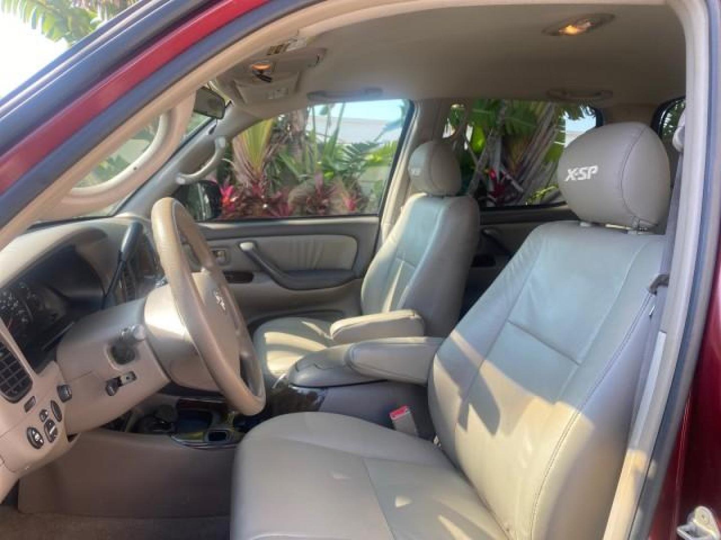 2006 Salsa Red Pearl /Taupe Toyota Tundra SR5 4 DR CREW LOW MILES 93,838 (5TBET34156S) with an 4.7L DOHC SEFI 32-Valve i-Force V8 Engine engine, Automatic transmission, located at 4701 North Dixie Hwy, Pompano Beach, FL, 33064, (954) 422-2889, 26.240938, -80.123474 - OUR WEBPAGE FLORIDACARS1.COM HAS OVER 100 PHOTOS AND FREE CARFAX LINK 2006 TOYOTA TUNDRA SR5 X-SP RACING APPERANCE PCKG - VERY HARD TO FIND IN LEATHER VIN: 5TBET34156S560824 5 T B E T 3 4 1 5 6 S 5 6 0 8 2 4 4 DOOR EXTENDED CAB PICKUP 4.7L V8 F DOHC 32V GASOLINE 19 MPG REAR WHEEL DRIVE Features 20 I - Photo#42