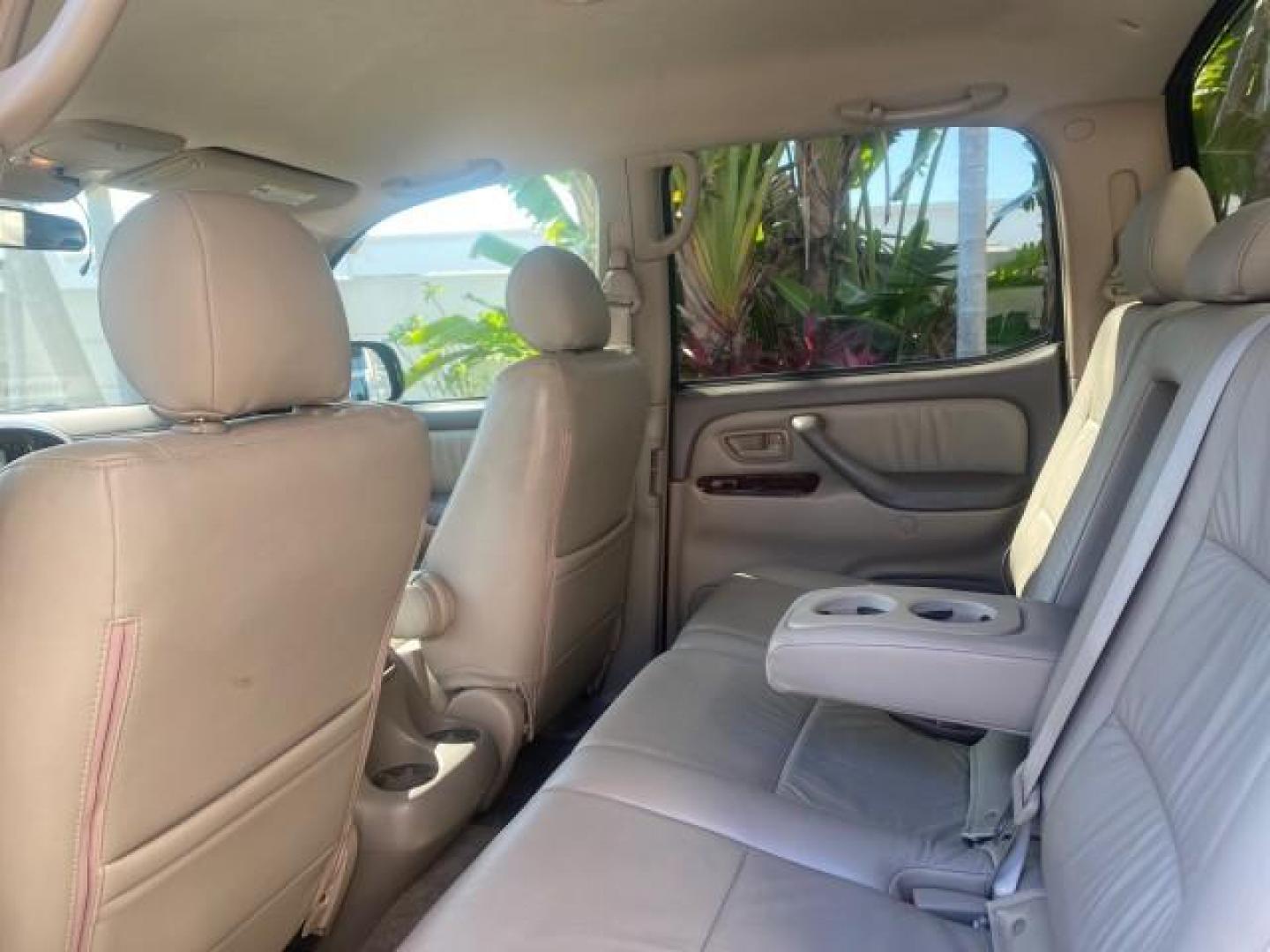 2006 Salsa Red Pearl /Taupe Toyota Tundra SR5 4 DR CREW LOW MILES 93,838 (5TBET34156S) with an 4.7L DOHC SEFI 32-Valve i-Force V8 Engine engine, Automatic transmission, located at 4701 North Dixie Hwy, Pompano Beach, FL, 33064, (954) 422-2889, 26.240938, -80.123474 - OUR WEBPAGE FLORIDACARS1.COM HAS OVER 100 PHOTOS AND FREE CARFAX LINK 2006 TOYOTA TUNDRA SR5 X-SP RACING APPERANCE PCKG - VERY HARD TO FIND IN LEATHER VIN: 5TBET34156S560824 5 T B E T 3 4 1 5 6 S 5 6 0 8 2 4 4 DOOR EXTENDED CAB PICKUP 4.7L V8 F DOHC 32V GASOLINE 19 MPG REAR WHEEL DRIVE Features 20 I - Photo#79