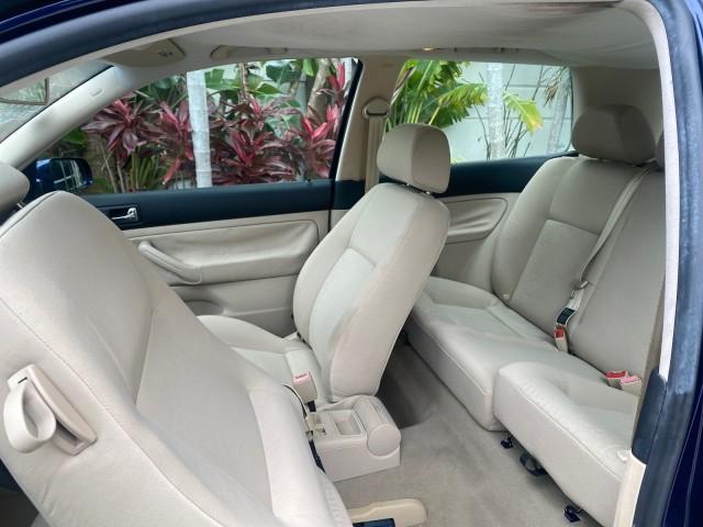 2002 Indigo Blue Pearl /Beige Volkswagen Golf GL LOW MILES 39,298 1 OWNER (9BWBB61J824) with an 2.0L SOHC SMPI I4 Engine engine, Automatic transmission, located at 4701 North Dixie Hwy, Pompano Beach, FL, 33064, (954) 422-2889, 26.240938, -80.123474 - OUR WEBPAGE FLORIDACARS1.COM HAS OVER 100 PHOTOS AND FREE CARFAX LINK 2002 VOLKSWAGEN GOLF GL 1 OWNER HATCHBACK VIN: 9BWBB61J824068531 9 B W B B 6 1 J 8 2 4 0 6 8 5 3 1 HATCHBACK 2 DR 2.0L I4 F SOHC 8V GASOLINE 31 MPG FRONT WHEEL DRIVE Features ABS Brakes Air Conditioning AM/FM Stereo Automatic Tran - Photo#68