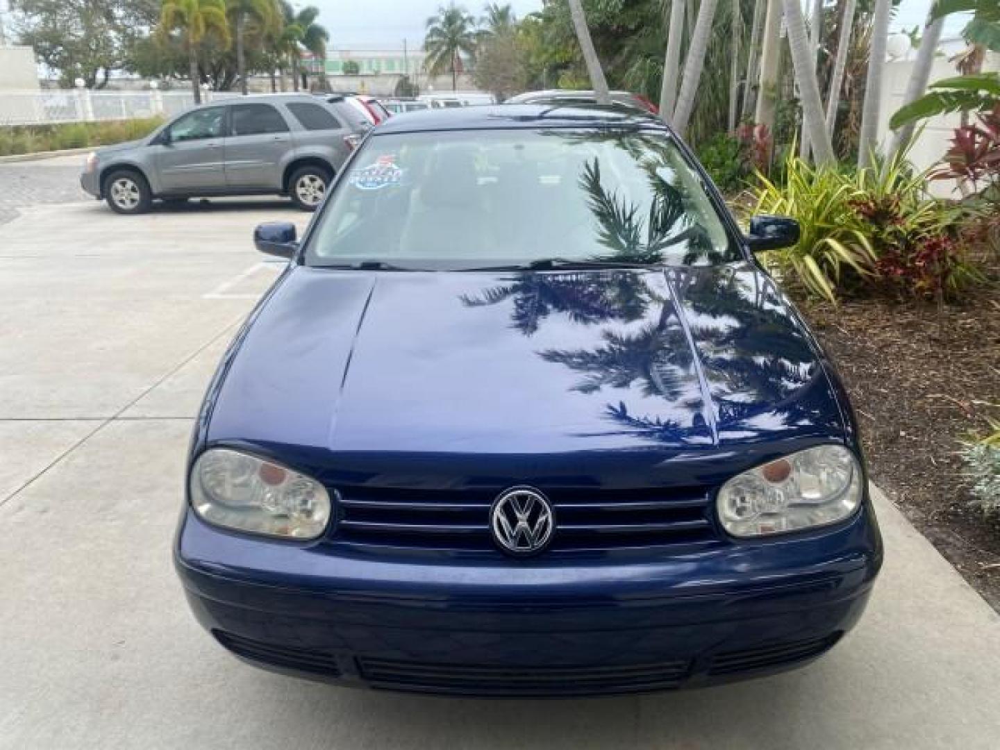 2002 Indigo Blue Pearl /Beige Volkswagen Golf GL LOW MILES 39,298 1 OWNER (9BWBB61J824) with an 2.0L SOHC SMPI I4 Engine engine, Automatic transmission, located at 4701 North Dixie Hwy, Pompano Beach, FL, 33064, (954) 422-2889, 26.240938, -80.123474 - OUR WEBPAGE FLORIDACARS1.COM HAS OVER 100 PHOTOS AND FREE CARFAX LINK 2002 VOLKSWAGEN GOLF GL 1 OWNER HATCHBACK VIN: 9BWBB61J824068531 9 B W B B 6 1 J 8 2 4 0 6 8 5 3 1 HATCHBACK 2 DR 2.0L I4 F SOHC 8V GASOLINE 31 MPG FRONT WHEEL DRIVE Features ABS Brakes Air Conditioning AM/FM Stereo Automatic Tran - Photo#93
