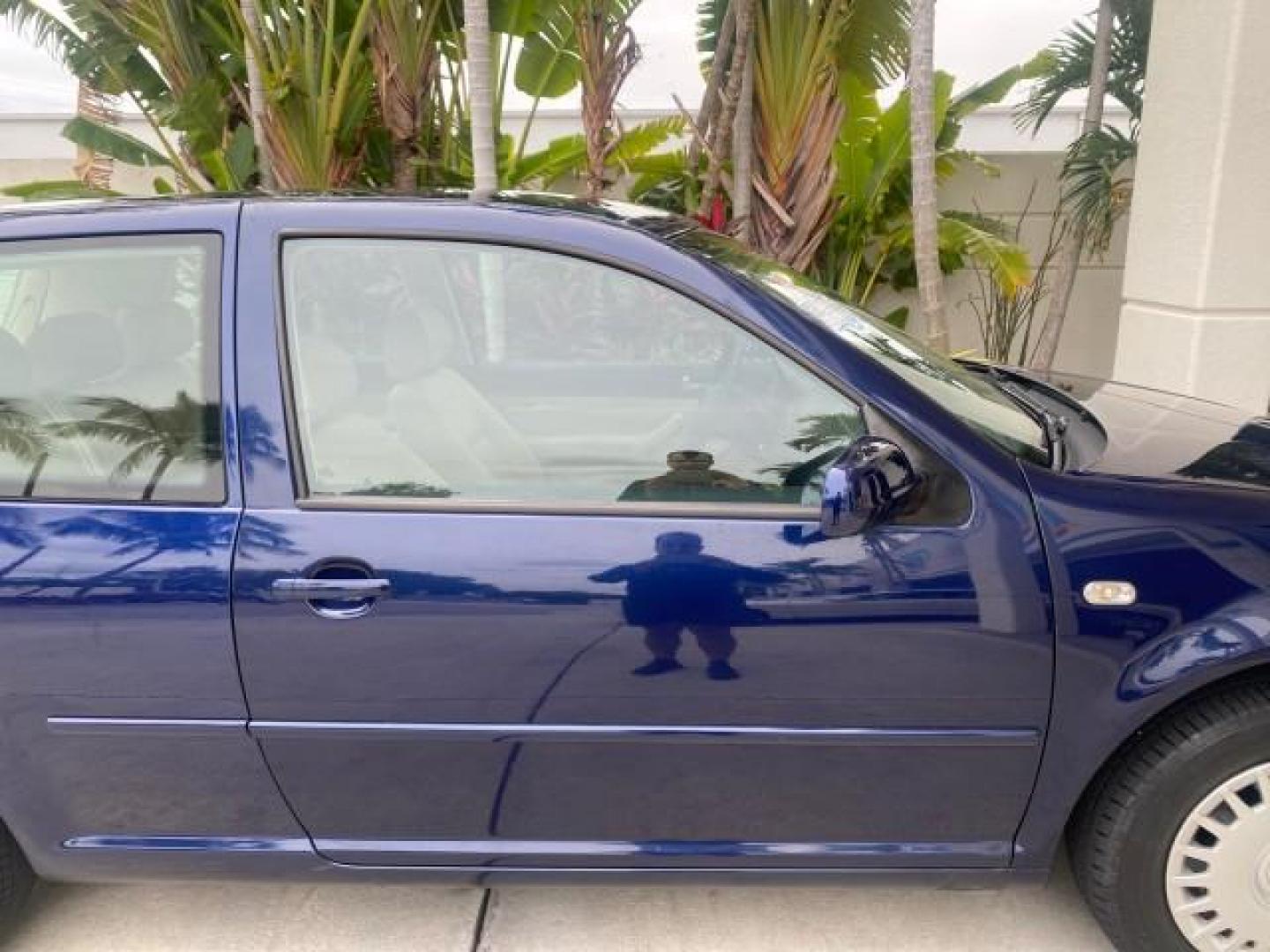 2002 Indigo Blue Pearl /Beige Volkswagen Golf GL LOW MILES 39,298 1 OWNER (9BWBB61J824) with an 2.0L SOHC SMPI I4 Engine engine, Automatic transmission, located at 4701 North Dixie Hwy, Pompano Beach, FL, 33064, (954) 422-2889, 26.240938, -80.123474 - OUR WEBPAGE FLORIDACARS1.COM HAS OVER 100 PHOTOS AND FREE CARFAX LINK 2002 VOLKSWAGEN GOLF GL 1 OWNER HATCHBACK VIN: 9BWBB61J824068531 9 B W B B 6 1 J 8 2 4 0 6 8 5 3 1 HATCHBACK 2 DR 2.0L I4 F SOHC 8V GASOLINE 31 MPG FRONT WHEEL DRIVE Features ABS Brakes Air Conditioning AM/FM Stereo Automatic Tran - Photo#96