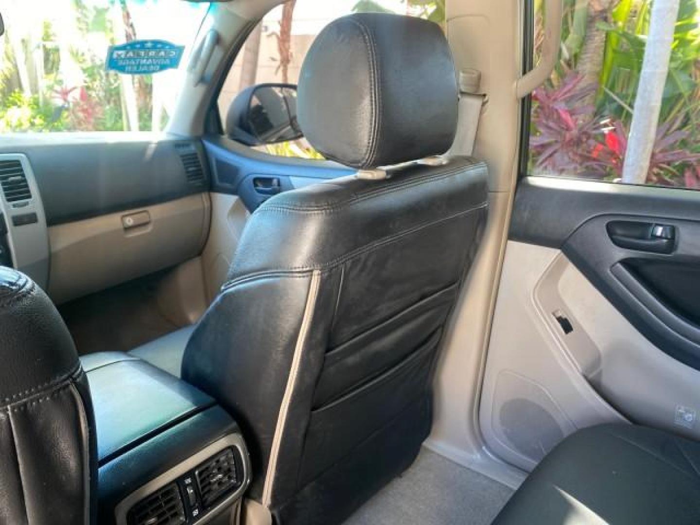 2007 Galactic Gray Mica /Dark Charcoal Toyota 4Runner SR5 Sport LIMITED LEATHER (JTEZU14R278) with an 4.0L DOHC SMPI 24-Valve VVT-i V6 Engine engine, Automatic transmission, located at 4701 North Dixie Hwy, Pompano Beach, FL, 33064, (954) 422-2889, 26.240938, -80.123474 - OUR WEBPAGE FLORIDACARS1.COM HAS OVER 100 PHOTOS AND FREE CARFAX LINK 2007 TOYOTA 4RUNNER SR5 SPORT LIMITED LEATHER LOADED REAR WHEEL DRIVE WITH TOW PACKAGE VIN: JTEZU14R278075056 J T E Z U 1 4 R 2 7 8 0 7 5 0 5 6 4 DOOR WAGON/SPORT UTILITY 4.0L V6 F DOHC 24V GASOLINE 22 MPG REAR WHEEL DRIVE Feature- Photo#78
