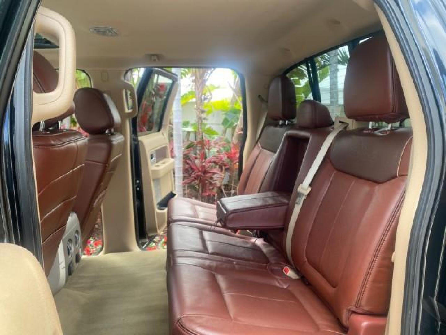 2013 Tuxedo Black Metallic /Chaparral w/Pale Adobe Interior Ford F-150 King Ranch LOW MILES 60,151 1 OWNER (1FTFW1CF6DK) with an 5.0L V8 FFV Engine engine, Automatic transmission, located at 4701 North Dixie Hwy, Pompano Beach, FL, 33064, (954) 422-2889, 26.240938, -80.123474 - OUR WEBPAGE FLORIDACARS1.COM HAS OVER 100 PHOTOS AND FREE CARFAX LINK 2013 FORD F-150 KING RANCH 1 OWNER FLORIDA SUNROOF LOADED VIN: 1FTFW1CF6DKF83375 1 F T F W 1 C F 6 D K F 8 3 3 7 5 CREW PICKUP 5.0L V8 F DOHC 32V FLEX FUEL 21 MPG REAR WHEEL DRIVE Features A/C Seat(s) ABS Brakes Air Conditioning A - Photo#15