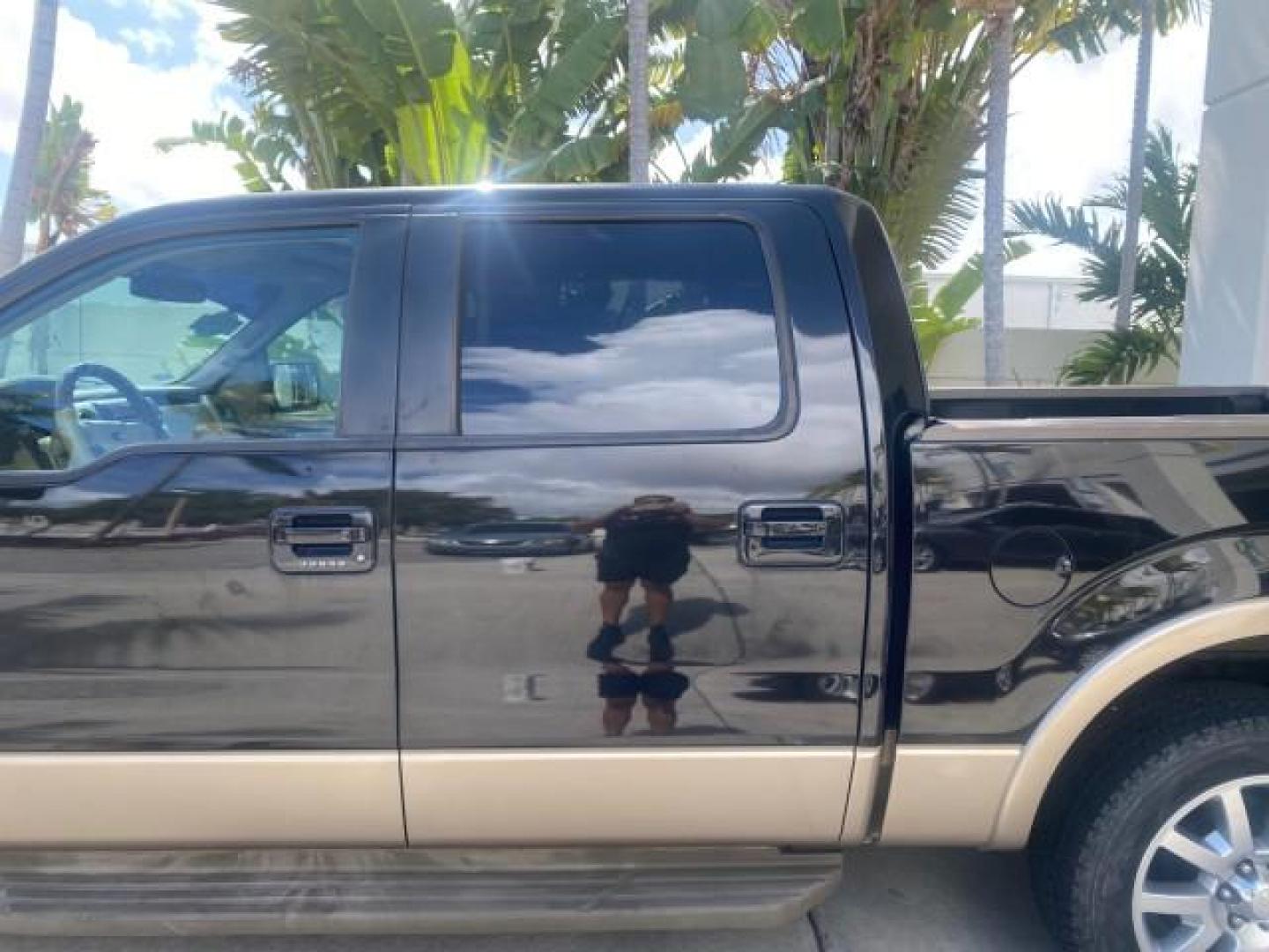 2013 Tuxedo Black Metallic /Chaparral w/Pale Adobe Interior Ford F-150 King Ranch LOW MILES 60,151 1 OWNER (1FTFW1CF6DK) with an 5.0L V8 FFV Engine engine, Automatic transmission, located at 4701 North Dixie Hwy, Pompano Beach, FL, 33064, (954) 422-2889, 26.240938, -80.123474 - OUR WEBPAGE FLORIDACARS1.COM HAS OVER 100 PHOTOS AND FREE CARFAX LINK 2013 FORD F-150 KING RANCH 1 OWNER FLORIDA SUNROOF LOADED VIN: 1FTFW1CF6DKF83375 1 F T F W 1 C F 6 D K F 8 3 3 7 5 CREW PICKUP 5.0L V8 F DOHC 32V FLEX FUEL 21 MPG REAR WHEEL DRIVE Features A/C Seat(s) ABS Brakes Air Conditioning A - Photo#77