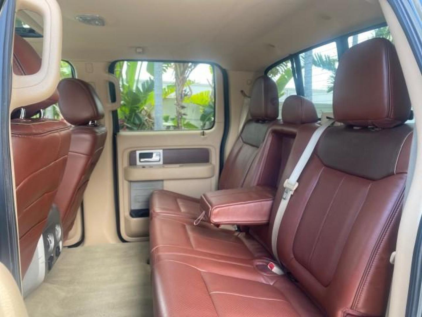 2013 Tuxedo Black Metallic /Chaparral w/Pale Adobe Interior Ford F-150 King Ranch LOW MILES 60,151 1 OWNER (1FTFW1CF6DK) with an 5.0L V8 FFV Engine engine, Automatic transmission, located at 4701 North Dixie Hwy, Pompano Beach, FL, 33064, (954) 422-2889, 26.240938, -80.123474 - OUR WEBPAGE FLORIDACARS1.COM HAS OVER 100 PHOTOS AND FREE CARFAX LINK 2013 FORD F-150 KING RANCH 1 OWNER FLORIDA SUNROOF LOADED VIN: 1FTFW1CF6DKF83375 1 F T F W 1 C F 6 D K F 8 3 3 7 5 CREW PICKUP 5.0L V8 F DOHC 32V FLEX FUEL 21 MPG REAR WHEEL DRIVE Features A/C Seat(s) ABS Brakes Air Conditioning A - Photo#80