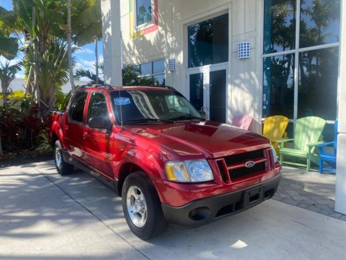 2005 Bright Red /Medium Dark Flint Ford Explorer Sport Trac PU XLS LOW MILES 72,457 (1FMZU67K85U) with an 4.0L SOHC V6 Engine engine, Automatic transmission, located at 4701 North Dixie Hwy, Pompano Beach, FL, 33064, (954) 422-2889, 26.240938, -80.123474 - OUR WEBPAGE FLORIDACARS1.COM HAS OVER 100 PHOTOS AND FREE CARFAX LINK 2005 FORD EXPLORER SPORT TRAC XLS PICKUP VIN: 1FMZU67K85UB51993 1 F M Z U 6 7 K 8 5 U B 5 1 9 9 3 SPORT PICKUP 4.0L V6 F FLEX FUEL 21 MPG REAR WHEEL DRIVE Features ABS Brakes Air Conditioning Alloy Wheels AM/FM Stereo Automatic Tr - Photo#1