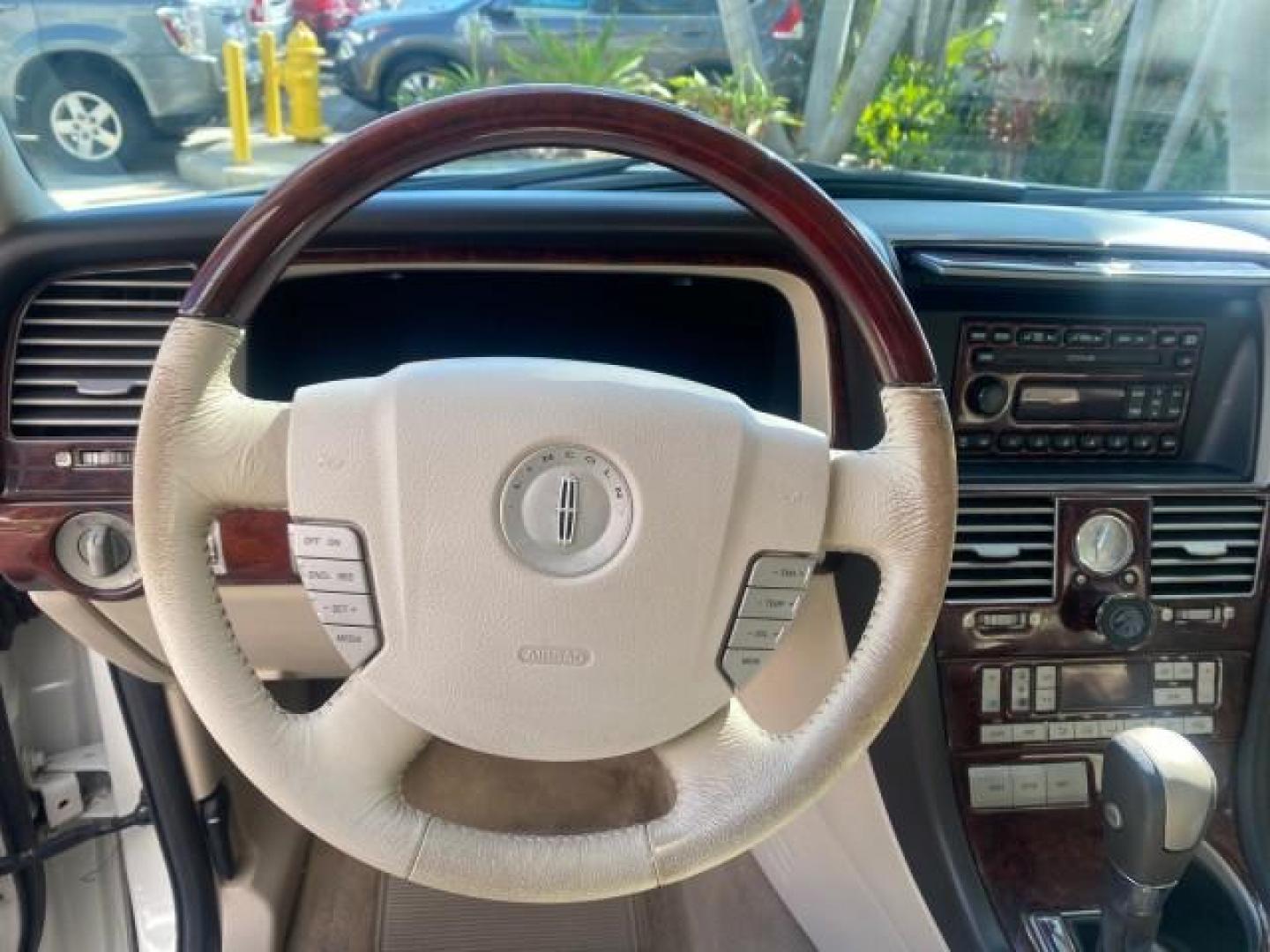 2003 Ceramic White /Light Parchment Lincoln Aviator Premium 4WD SUNROOF (5LMEU78H03Z) with an 4.6L DOHC 32-Valve V8 Engine engine, Automatic transmission, located at 4701 North Dixie Hwy, Pompano Beach, FL, 33064, (954) 422-2889, 26.240938, -80.123474 - OUR WEBPAGE FLORIDACARS1.COM HAS OVER 100 PHOTOS AND FREE CARFAX LINK 2003 LINCOLN AVIATOR PREMIUM 4WD SUNROOF $45,120 NEW TIRES LOOK VERY NICE VIN: 5LMEU78H03ZJ14425 5 L M E U 7 8 H 0 3 Z J 1 4 4 2 5 4 DOOR WAGON/SPORT UTILITY 4.6L V8 F DOHC GASOLINE 18 MPG REAR WHEEL DRIVE W/ 4X4 Features 4WD/AWD - Photo#52
