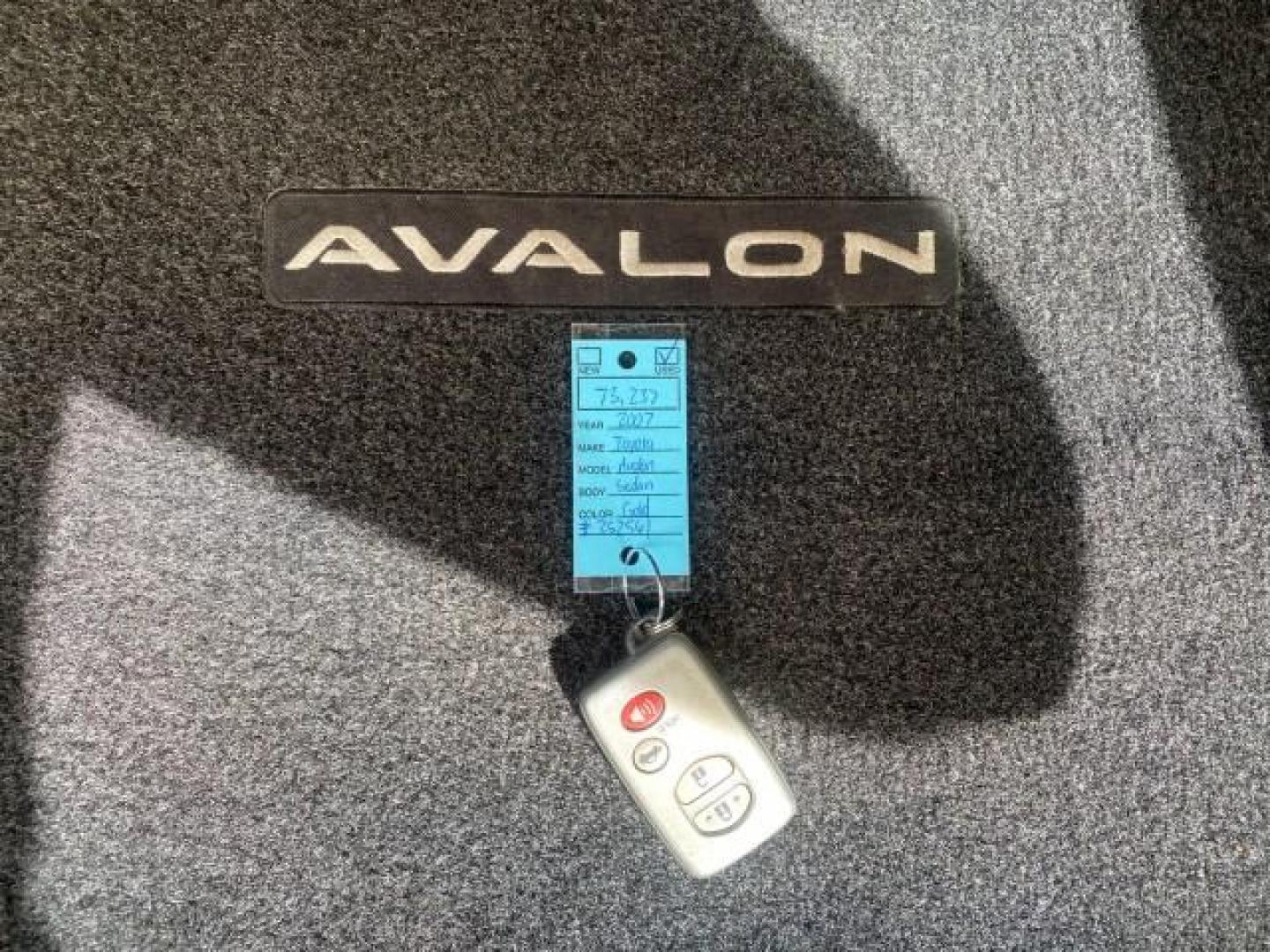 2007 Desert Sand Mica /Graphite Toyota Avalon XL Limited LOW MILES 73,237 (4T1BK36BX7U) with an 3.5L DOHC EFI 24-Valve V6 Engine engine, Automatic transmission, located at 4701 North Dixie Hwy, Pompano Beach, FL, 33064, (954) 422-2889, 26.240938, -80.123474 - OUR WEBPAGE FLORIDACARS1.COM HAS OVER 100 PHOTOS AND FREE CARFAX LINK 2007 TOYOTA AVALON XL LIMITED SUNROOF LEATHER LOADED NEW $34,065 VIN: 4T1BK36BX7U252561 4 T 1 B K 3 6 B X 7 U 2 5 2 5 6 1 SEDAN 4 DR 3.5L V6 F DOHC 24V GASOLINE 28 MPG FRONT WHEEL DRIVE Features A/C Seat(s) ABS Brakes Air Conditio - Photo#23