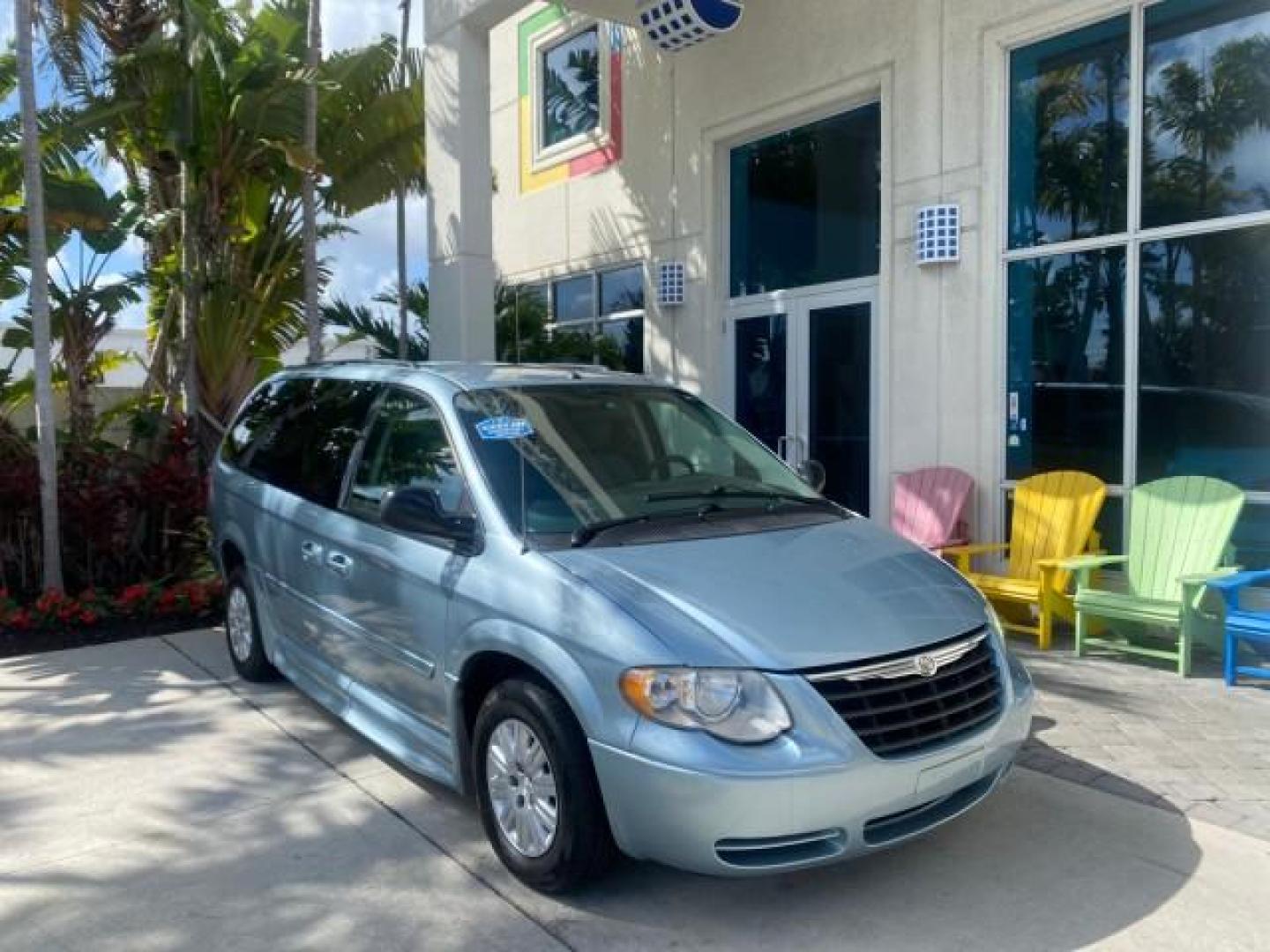 2006 Butane Blue Pearl /Med Slate Gray Chrysler T and C BRAUN ENTERVAN HANDICAP LOW MILES 64,097 (1A4GP44R76B) with an 3.3L OHV V6 Engine engine, Automatic transmission, located at 4701 North Dixie Hwy, Pompano Beach, FL, 33064, (954) 422-2889, 26.240938, -80.123474 - OUR WEBPAGE FLORIDACARS1.COM HAS OVER 100 PHOTOS AND FREE CARFAX LINK 2006 CHRYSLER TOWN AND COUNTRY LX BRAUN ENTERVAN $20,000 PLUS CONVERSION POWER RAMP DRIVER SEAT SWIVELS VIN: 1A4GP44R76B751954 1 A 4 G P 4 4 R 7 6 B 7 5 1 9 5 4 VAN 3.3L V6 F OHV 24V GASOLINE 26 MPG FRONT WHEEL DRIVE Features ABS- Photo#1