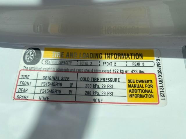 2008 Polar White /Black Saturn Sky Red Line LOW MILES 29,810 SOFT TOP (1G8MF35X78Y) with an Turbocharged And Intercooled Ecotec 2.0L VVT DOHC 4-Cyl Aluminum Engine engine, Automatic transmission, located at 4701 North Dixie Hwy, Pompano Beach, FL, 33064, (954) 422-2889, 26.240938, -80.123474 - OUR WEBPAGE FLORIDACARS1.COM HAS OVER 100 PHOTOS AND FREE CARFAX LINK 2008 SATURN SKY RED LINE TOP OF THE LINE TURBO FAST VIN: 1G8MF35X78Y121221 1 G 8 M F 3 5 X 7 8 Y 1 2 1 2 2 1 CONVERTIBLE 2.0L I4 F DOHC GASOLINE 31 MPG REAR WHEEL DRIVE Features ABS Brakes Air Conditioning Alloy Wheels AM/FM Stere - Photo#97