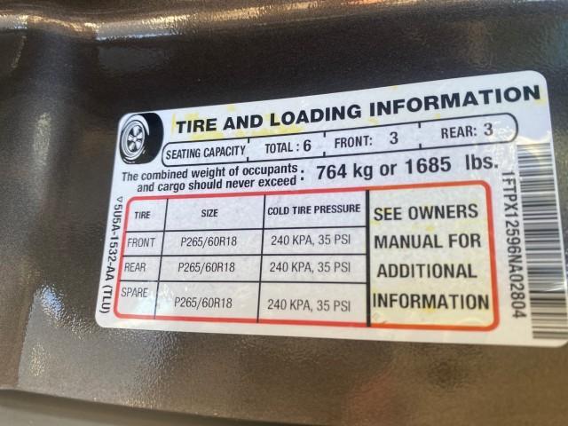 2006 Black /Tan Ford F-150 XLT LOW MILES 61,649 (1FTPX12596N) with an 5.4L 3v EFI V8 Engine engine, Automatic transmission, located at 4701 North Dixie Hwy, Pompano Beach, FL, 33064, (954) 422-2889, 26.240938, -80.123474 - OUR WEBPAGE FLORIDACARS1.COM HAS OVER 100 PHOTOS AND FREE CARFAX LINK 2006 FORD F-150 XLT 6.5 FT BED LOADED VERY HANDY FOR WORK VIN: 1FTPX12596NA02804 1 F T P X 1 2 5 9 6 N A 0 2 8 0 4 4 DOOR EXTENDED CAB PICKUP 5.4L V8 F SOHC GASOLINE 19 MPG REAR WHEEL DRIVE Features ABS Brakes Air Conditioning All - Photo#72