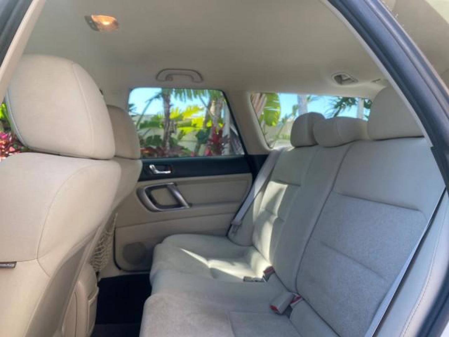 2009 Satin White Pearl /Taupe Subaru Outback Special Edition LOW MILES 68,114 (4S4BP61C697) with an 2.5L SOHC SMPI 16-Valve 4-Cyl Boxer Engine engine, Automatic transmission, located at 4701 North Dixie Hwy, Pompano Beach, FL, 33064, (954) 422-2889, 26.240938, -80.123474 - OUR WEBPAGE FLORIDACARS1.COM HAS OVER 100 PHOTOS AND FREE CARFAX LINK 2009 Subaru Outback 2.5I Special Edition 4WD VIN: 4S4BP61C697310640 4 Door Wagon/Sport Utility 2.5L H4 F SOHC 16V Gasoline 26 MPG All Wheel Drive Features 4WD/AWD ABS Brakes Air Conditioning Alloy Wheels AM/FM Stereo Automatic Tra - Photo#70