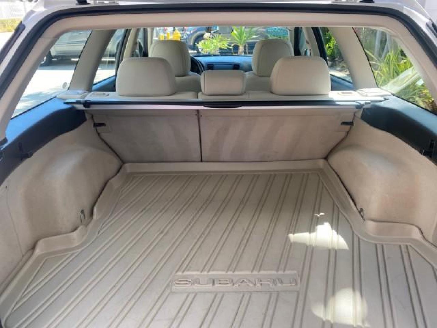2009 Satin White Pearl /Taupe Subaru Outback Special Edition LOW MILES 68,114 (4S4BP61C697) with an 2.5L SOHC SMPI 16-Valve 4-Cyl Boxer Engine engine, Automatic transmission, located at 4701 North Dixie Hwy, Pompano Beach, FL, 33064, (954) 422-2889, 26.240938, -80.123474 - OUR WEBPAGE FLORIDACARS1.COM HAS OVER 100 PHOTOS AND FREE CARFAX LINK 2009 Subaru Outback 2.5I Special Edition 4WD VIN: 4S4BP61C697310640 4 Door Wagon/Sport Utility 2.5L H4 F SOHC 16V Gasoline 26 MPG All Wheel Drive Features 4WD/AWD ABS Brakes Air Conditioning Alloy Wheels AM/FM Stereo Automatic Tra - Photo#90