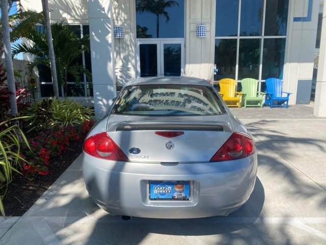 1999 Silver Frost Metallic /Greystone Mercury Cougar 3DR HATCH LOW MILES 28,846 (1ZWFT61L0X5) with an 2.5L DOHC SEFI 24-Valve V6 Duratec Engine engine, Automatic transmission, located at 4701 North Dixie Hwy, Pompano Beach, FL, 33064, (954) 422-2889, 26.240938, -80.123474 - OUR WEBPAGE FLORIDACARS1.COM HAS OVER 100 PHOTOS AND FREE CARFAX LINK 1999 MERCURY COUGAR VIN: 1ZWFT61L0X5611052 1 Z W F T 6 1 L 0 X 5 6 1 1 0 5 2 HATCHBACK 2 DR 2.5L V6 F DOHC 24V GASOLINE 30 MPG FRONT WHEEL DRIVE Features Air Conditioning Alloy Wheels AM/FM Stereo Automatic Transmission Cassette P - Photo#91