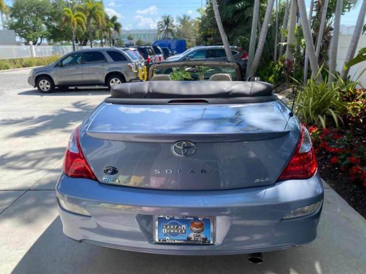 2007 Cosmic Blue Metallic /Ivory Toyota Camry Solara SLE LOW MILES 60,485 1 OWNER FL (4T1FA38P57U) with an 3.3L DOHC SMPI VVT-i 24-Valve V6 Engine engine, Automatic transmission, located at 4701 North Dixie Hwy, Pompano Beach, FL, 33064, (954) 422-2889, 26.240938, -80.123474 - OUR WEBPAGE FLORIDACARS1.COM HAS OVER 100 PHOTOS AND FREE CARFAX LINK 2007 Toyota Camry Solara SLE V6 1 OWNER FL Convertible 3.3L V6 F DOHC 24V Gasoline Front Wheel Drive Features ABS Brakes Air Conditioning Alloy Wheels AM/FM Stereo Automatic Transmission Auxiliary Audio Input Bluetooth Technology - Photo#45