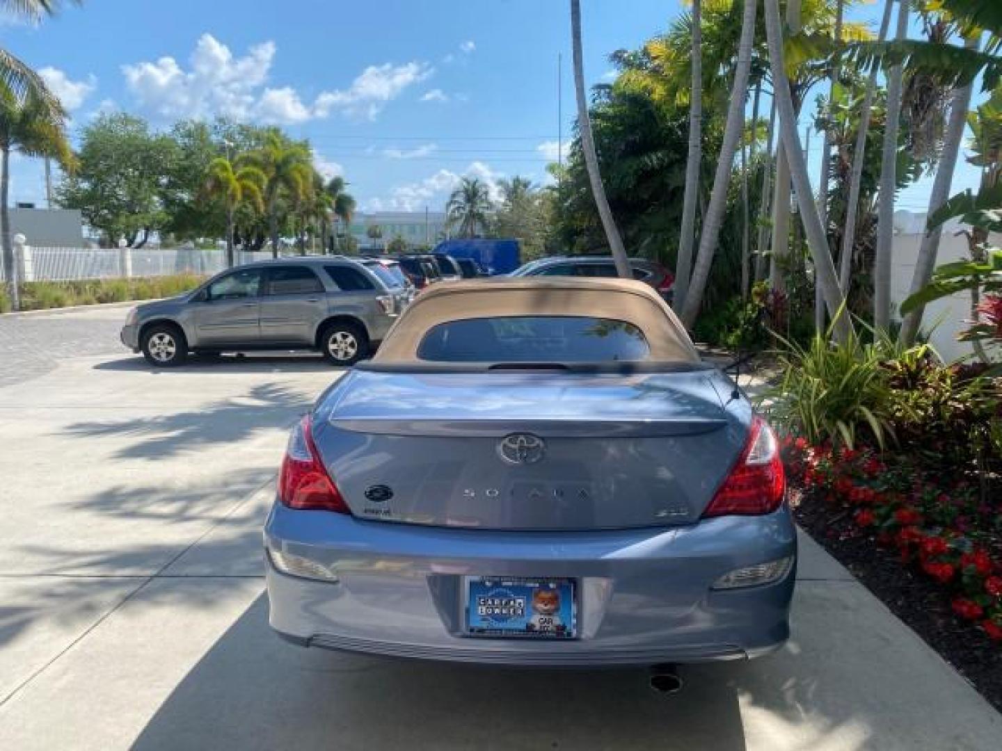 2007 Cosmic Blue Metallic /Ivory Toyota Camry Solara SLE LOW MILES 60,485 1 OWNER FL (4T1FA38P57U) with an 3.3L DOHC SMPI VVT-i 24-Valve V6 Engine engine, Automatic transmission, located at 4701 North Dixie Hwy, Pompano Beach, FL, 33064, (954) 422-2889, 26.240938, -80.123474 - OUR WEBPAGE FLORIDACARS1.COM HAS OVER 100 PHOTOS AND FREE CARFAX LINK 2007 Toyota Camry Solara SLE V6 1 OWNER FL Convertible 3.3L V6 F DOHC 24V Gasoline Front Wheel Drive Features ABS Brakes Air Conditioning Alloy Wheels AM/FM Stereo Automatic Transmission Auxiliary Audio Input Bluetooth Technology - Photo#99