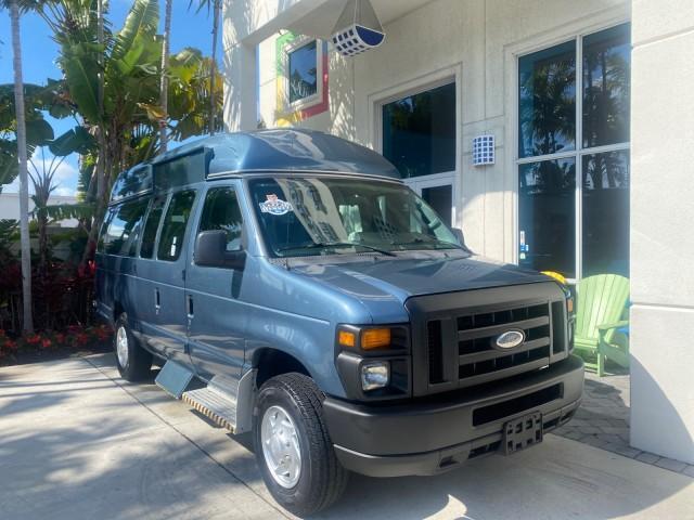 2014 Steel Blue Metallic /Medium Flint Ford Econoline E 350 HI TOP HANDICAP VAN LOW MILES 34,875 1 OWNER (1FTSS3ELXED) with an 5.4L EFI V8 FFV Capable Engine engine, Automatic transmission, located at 4701 North Dixie Hwy, Pompano Beach, FL, 33064, (954) 422-2889, 26.240938, -80.123474 - OUR WEBPAGE FLORIDACARS1.COM HAS OVER 100 PHOTOS AND FREE CARFAX LINK 2014 FORD E-SERIES E-350 SD VIN: 1FTSS3ELXEDA55644 1 F T S S 3 E L X E D A 5 5 6 4 4 VAN 5.4L V8 F SOHC 16V GASOLINE 16 MPG REAR WHEEL DRIVE Features ABS Brakes Air Conditioning Alloy Wheels AM/FM Stereo Automatic Transmission Cru - Photo#1