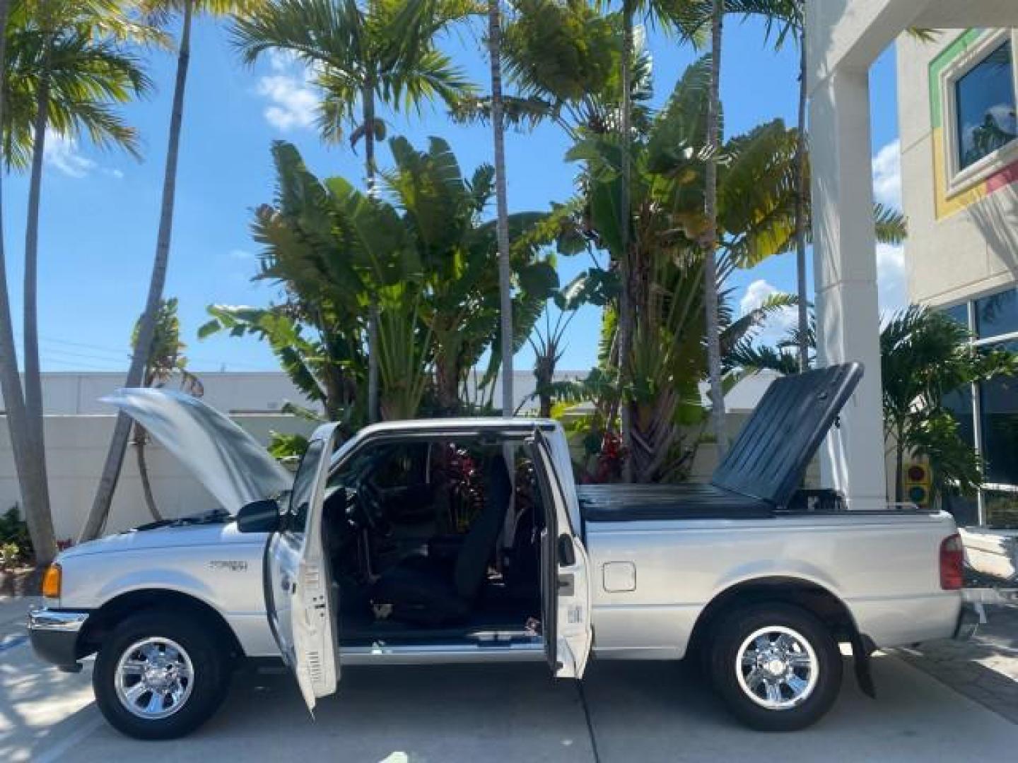 2003 Silver Frost Metallic /Dark Graphite Ford Ranger Edge Plus LOW MILES 57,781 X CAB (1FTYR44V93P) with an 3.0L SEFI Flex-Fuel FFV V6 Engine engine, Automatic transmission, located at 4701 North Dixie Hwy, Pompano Beach, FL, 33064, (954) 422-2889, 26.240938, -80.123474 - OUR WEBPAGE FLORIDACARS1.COM HAS OVER 100 PHOTOS AND FREE CARFAX LINK 2003 Ford Ranger XLT 4 Door Extended Cab Pickup 3.0L V6 F Flex Fuel 23 MPG Rear Wheel Drive Features ABS Brakes Air Conditioning Alloy Wheels AM/FM Stereo Automatic Transmission Bed Liner CD Audio Cloth Seats Cruise Control Flex F - Photo#8