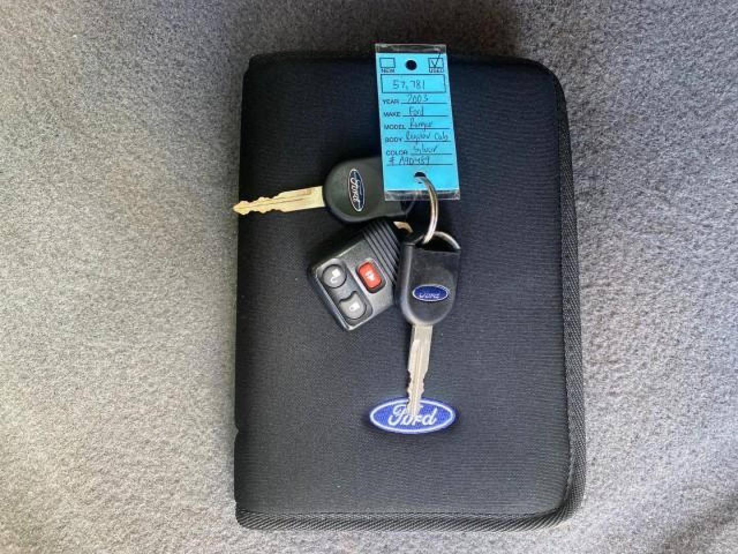 2003 Silver Frost Metallic /Dark Graphite Ford Ranger Edge Plus LOW MILES 57,781 X CAB (1FTYR44V93P) with an 3.0L SEFI Flex-Fuel FFV V6 Engine engine, Automatic transmission, located at 4701 North Dixie Hwy, Pompano Beach, FL, 33064, (954) 422-2889, 26.240938, -80.123474 - OUR WEBPAGE FLORIDACARS1.COM HAS OVER 100 PHOTOS AND FREE CARFAX LINK 2003 Ford Ranger XLT 4 Door Extended Cab Pickup 3.0L V6 F Flex Fuel 23 MPG Rear Wheel Drive Features ABS Brakes Air Conditioning Alloy Wheels AM/FM Stereo Automatic Transmission Bed Liner CD Audio Cloth Seats Cruise Control Flex F - Photo#23