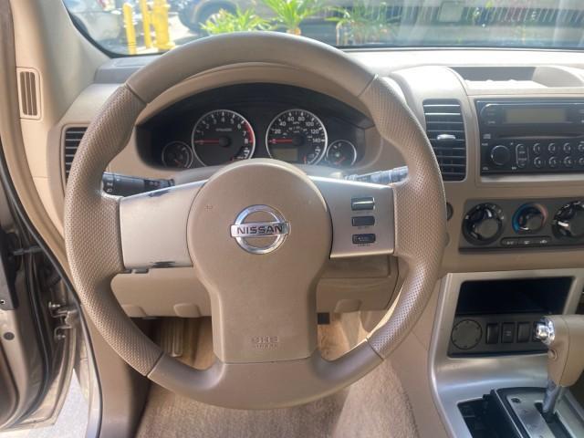 2007 Desert Stone Metallic /Desert Nissan Pathfinder S LOW MILES 64,259 1 OWNER (5N1AR18U97C) with an 4.0L DOHC SMPI 24-Valve V6 Engine engine, Automatic transmission, located at 4701 North Dixie Hwy, Pompano Beach, FL, 33064, (954) 422-2889, 26.240938, -80.123474 - OUR WEBPAGE FLORIDACARS1.COM HAS OVER 100 PHOTOS AND FREE CARFAX LINK 2007 Nissan Pathfinder S 1 OWNER 4 Door Wagon/Sport Utility 4.0L V6 F DOHC 24V Gasoline 23 MPG Rear Wheel Drive Features ABS Brakes Air Conditioning Alloy Wheels AM/FM Stereo Automatic Transmission Auxiliary Audio Input BOSE Sound - Photo#48