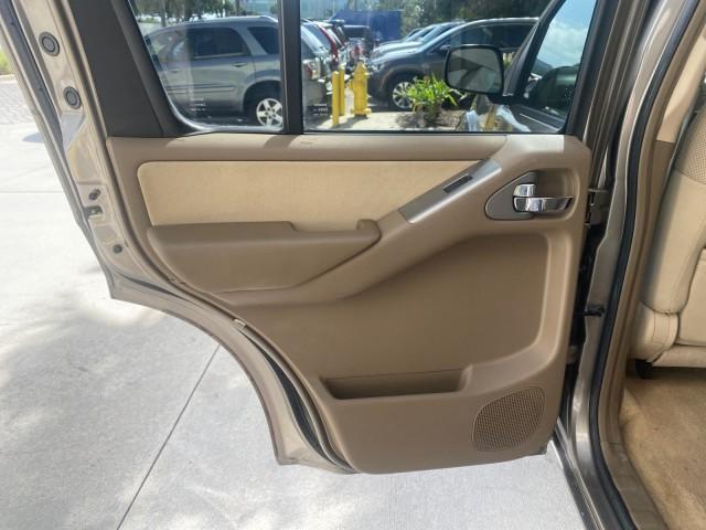 2007 Desert Stone Metallic /Desert Nissan Pathfinder S LOW MILES 64,259 1 OWNER (5N1AR18U97C) with an 4.0L DOHC SMPI 24-Valve V6 Engine engine, Automatic transmission, located at 4701 North Dixie Hwy, Pompano Beach, FL, 33064, (954) 422-2889, 26.240938, -80.123474 - OUR WEBPAGE FLORIDACARS1.COM HAS OVER 100 PHOTOS AND FREE CARFAX LINK 2007 Nissan Pathfinder S 1 OWNER 4 Door Wagon/Sport Utility 4.0L V6 F DOHC 24V Gasoline 23 MPG Rear Wheel Drive Features ABS Brakes Air Conditioning Alloy Wheels AM/FM Stereo Automatic Transmission Auxiliary Audio Input BOSE Sound - Photo#72