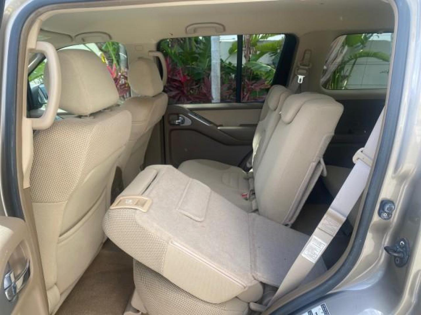 2007 Desert Stone Metallic /Desert Nissan Pathfinder S LOW MILES 64,259 1 OWNER (5N1AR18U97C) with an 4.0L DOHC SMPI 24-Valve V6 Engine engine, Automatic transmission, located at 4701 North Dixie Hwy, Pompano Beach, FL, 33064, (954) 422-2889, 26.240938, -80.123474 - OUR WEBPAGE FLORIDACARS1.COM HAS OVER 100 PHOTOS AND FREE CARFAX LINK 2007 Nissan Pathfinder S 1 OWNER 4 Door Wagon/Sport Utility 4.0L V6 F DOHC 24V Gasoline 23 MPG Rear Wheel Drive Features ABS Brakes Air Conditioning Alloy Wheels AM/FM Stereo Automatic Transmission Auxiliary Audio Input BOSE Sound- Photo#81