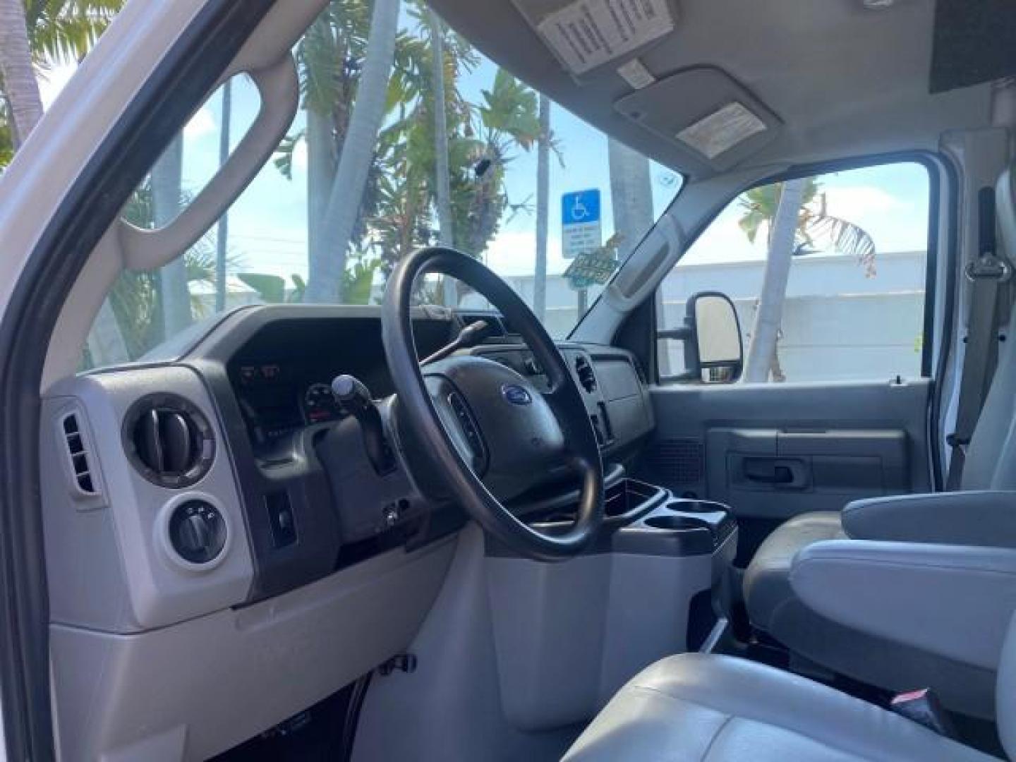 2013 Oxford White /Medium Flint Ford Econoline Commercial Cutaway 1 OWNER E 450 BOX TRUCK (1FDXE4FS4DD) with an 6.8L SOHC EFI Triton V10 Engine engine, Automatic transmission, located at 4701 North Dixie Hwy, Pompano Beach, FL, 33064, (954) 422-2889, 26.240938, -80.123474 - OUR WEBPAGE FLORIDACARS1.COM HAS OVER 100 PHOTOS AND FREE CARFAX LINK 2013 Ford Econoline Super Duty E-450 BOX TRUCK 1 OWNER 17 FT DUAL REAR WHEELS HEAVY DUTY POWER LIFT GATE VIN:1FDXE4FS4DDA91512 Cutaway 6.8L V10 F SOHC 20V Gasoline Rear Wheel Drive Features ABS Brakes Air Conditioning AM/FM Stereo - Photo#50