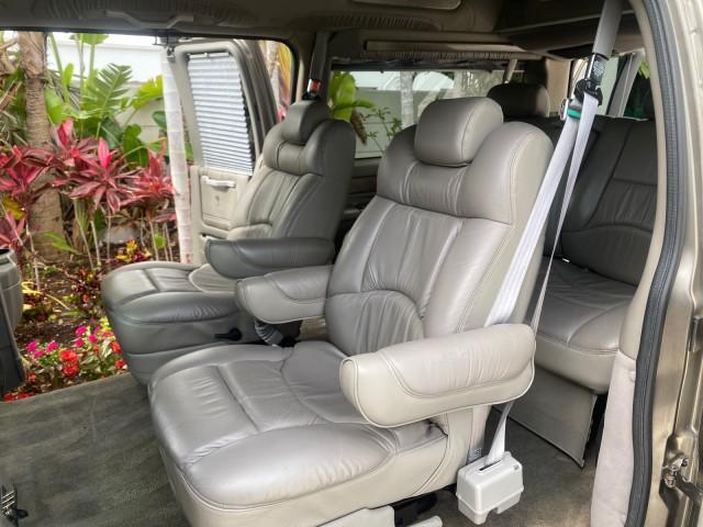 2004 Sandalwood Metallic /Neutral Chevrolet Express Passenger 1 OWNER HI TOP EXPLORER CONVERSION (1GBFG15T141) with an 5.3L Vortec 5300 V8 SFI Engine engine, Automatic transmission, located at 4701 North Dixie Hwy, Pompano Beach, FL, 33064, (954) 422-2889, 26.240938, -80.123474 - OUR WEBPAGE FLORIDACARS1.COM HAS OVER 100 PHOTOS AND FREE CARFAX LINK 2004 Chevrolet Express 1500 EXPLORER HIGH TOP CONVERSION TOP OF THE LINE LEATHER LOADED DUAL DOORS ON BOTH SIDES ONE OF A KIND FIND WILL NOT LAST IN STOCK Van 5.3L V8 F Gasoline 20 MPG Rear Wheel Drive Features ABS Brakes Air Cond - Photo#14
