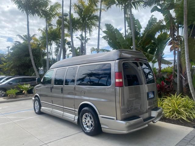 2004 Sandalwood Metallic /Neutral Chevrolet Express Passenger 1 OWNER HI TOP EXPLORER CONVERSION (1GBFG15T141) with an 5.3L Vortec 5300 V8 SFI Engine engine, Automatic transmission, located at 4701 North Dixie Hwy, Pompano Beach, FL, 33064, (954) 422-2889, 26.240938, -80.123474 - OUR WEBPAGE FLORIDACARS1.COM HAS OVER 100 PHOTOS AND FREE CARFAX LINK 2004 Chevrolet Express 1500 EXPLORER HIGH TOP CONVERSION TOP OF THE LINE LEATHER LOADED DUAL DOORS ON BOTH SIDES ONE OF A KIND FIND WILL NOT LAST IN STOCK Van 5.3L V8 F Gasoline 20 MPG Rear Wheel Drive Features ABS Brakes Air Cond - Photo#32