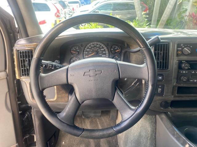 2004 Sandalwood Metallic /Neutral Chevrolet Express Passenger 1 OWNER HI TOP EXPLORER CONVERSION (1GBFG15T141) with an 5.3L Vortec 5300 V8 SFI Engine engine, Automatic transmission, located at 4701 North Dixie Hwy, Pompano Beach, FL, 33064, (954) 422-2889, 26.240938, -80.123474 - OUR WEBPAGE FLORIDACARS1.COM HAS OVER 100 PHOTOS AND FREE CARFAX LINK 2004 Chevrolet Express 1500 EXPLORER HIGH TOP CONVERSION TOP OF THE LINE LEATHER LOADED DUAL DOORS ON BOTH SIDES ONE OF A KIND FIND WILL NOT LAST IN STOCK Van 5.3L V8 F Gasoline 20 MPG Rear Wheel Drive Features ABS Brakes Air Cond - Photo#50