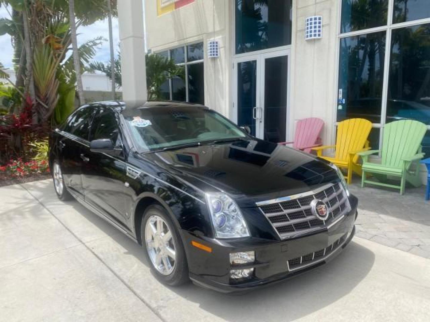 2008 Black Raven /Ebony Cadillac STS RWD 1 OWNERLOW MILES 39813 (1G6DW67V380) with an 3.6L VVT V6 DI Engine engine, Automatic transmission, located at 4701 North Dixie Hwy, Pompano Beach, FL, 33064, (954) 422-2889, 26.240938, -80.123474 - OUR WEBPAGE FLORIDACARS1.COM HAS OVER 100 PHOTOS AND FREE CARFAX LINK 2008 Cadillac STS V6 Sedan 4 DR 3.6L V6 F Gasoline 26 MPG Features A/C Seat(s) ABS Brakes Air Conditioning Alloy Wheels AM/FM Stereo Automatic Transmission Bluetooth Technology BOSE Sound System CD Audio Cruise Control Front Seat- Photo#1