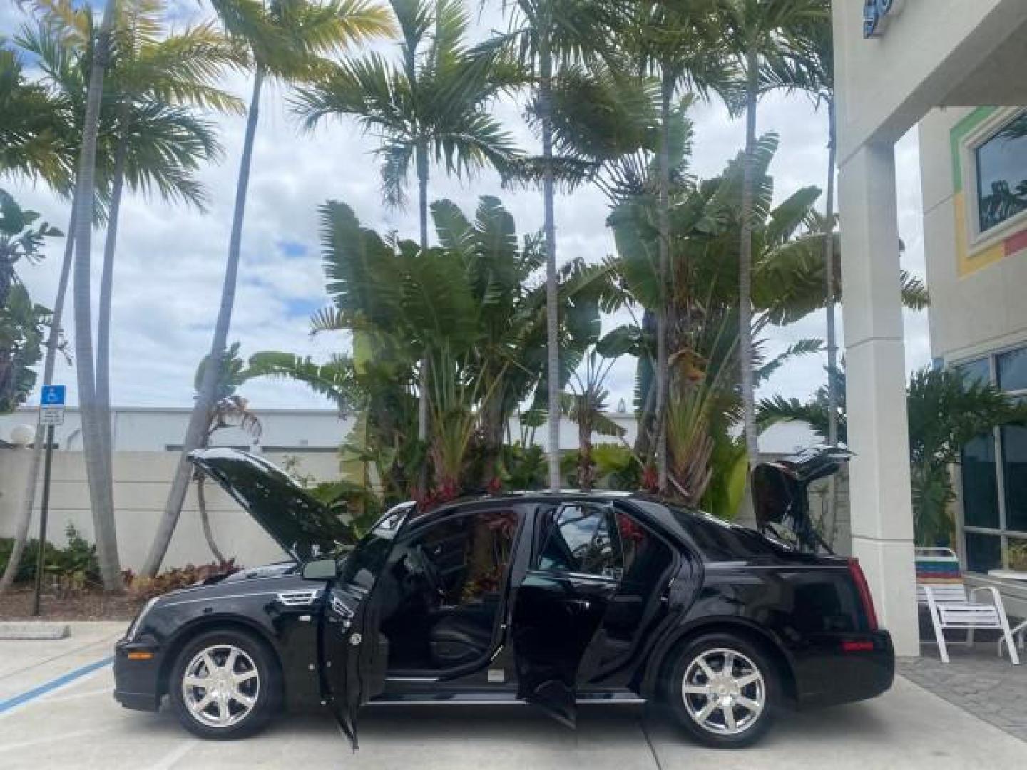 2008 Black Raven /Ebony Cadillac STS RWD 1 OWNERLOW MILES 39813 (1G6DW67V380) with an 3.6L VVT V6 DI Engine engine, Automatic transmission, located at 4701 North Dixie Hwy, Pompano Beach, FL, 33064, (954) 422-2889, 26.240938, -80.123474 - OUR WEBPAGE FLORIDACARS1.COM HAS OVER 100 PHOTOS AND FREE CARFAX LINK 2008 Cadillac STS V6 Sedan 4 DR 3.6L V6 F Gasoline 26 MPG Features A/C Seat(s) ABS Brakes Air Conditioning Alloy Wheels AM/FM Stereo Automatic Transmission Bluetooth Technology BOSE Sound System CD Audio Cruise Control Front Seat- Photo#8